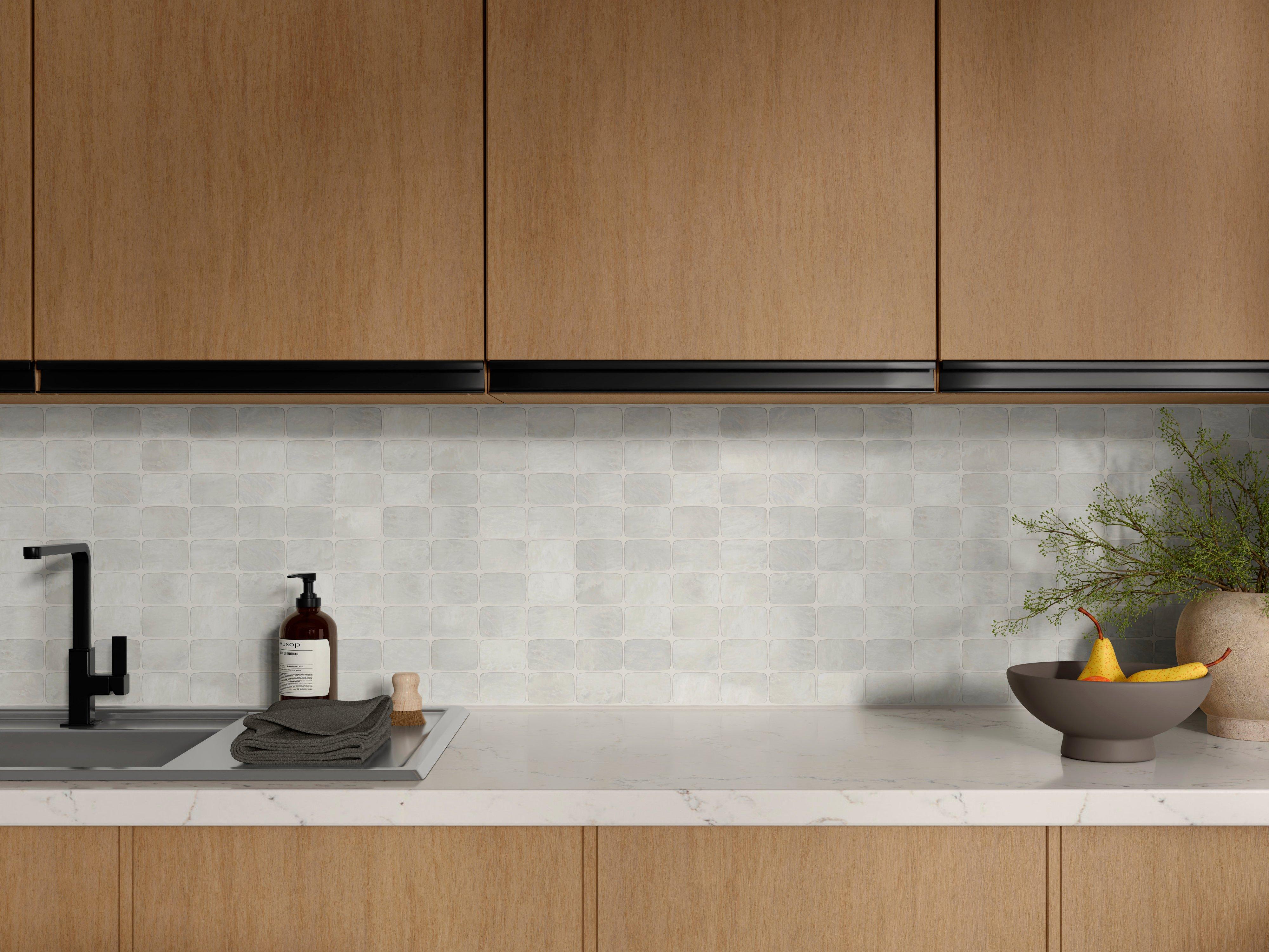 Icebergs Soft Brick Marble Mosaic