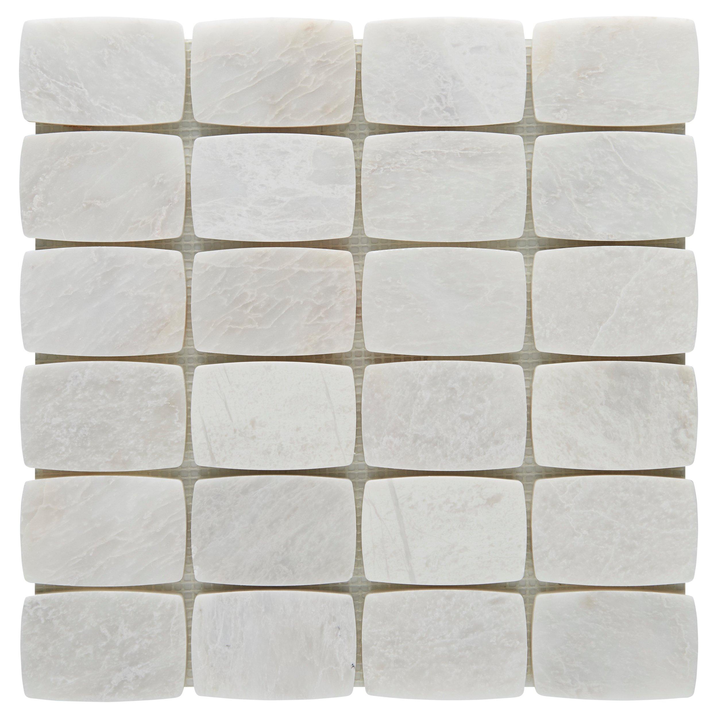 Iceberg Soft Brick Honed Marble Mosaic