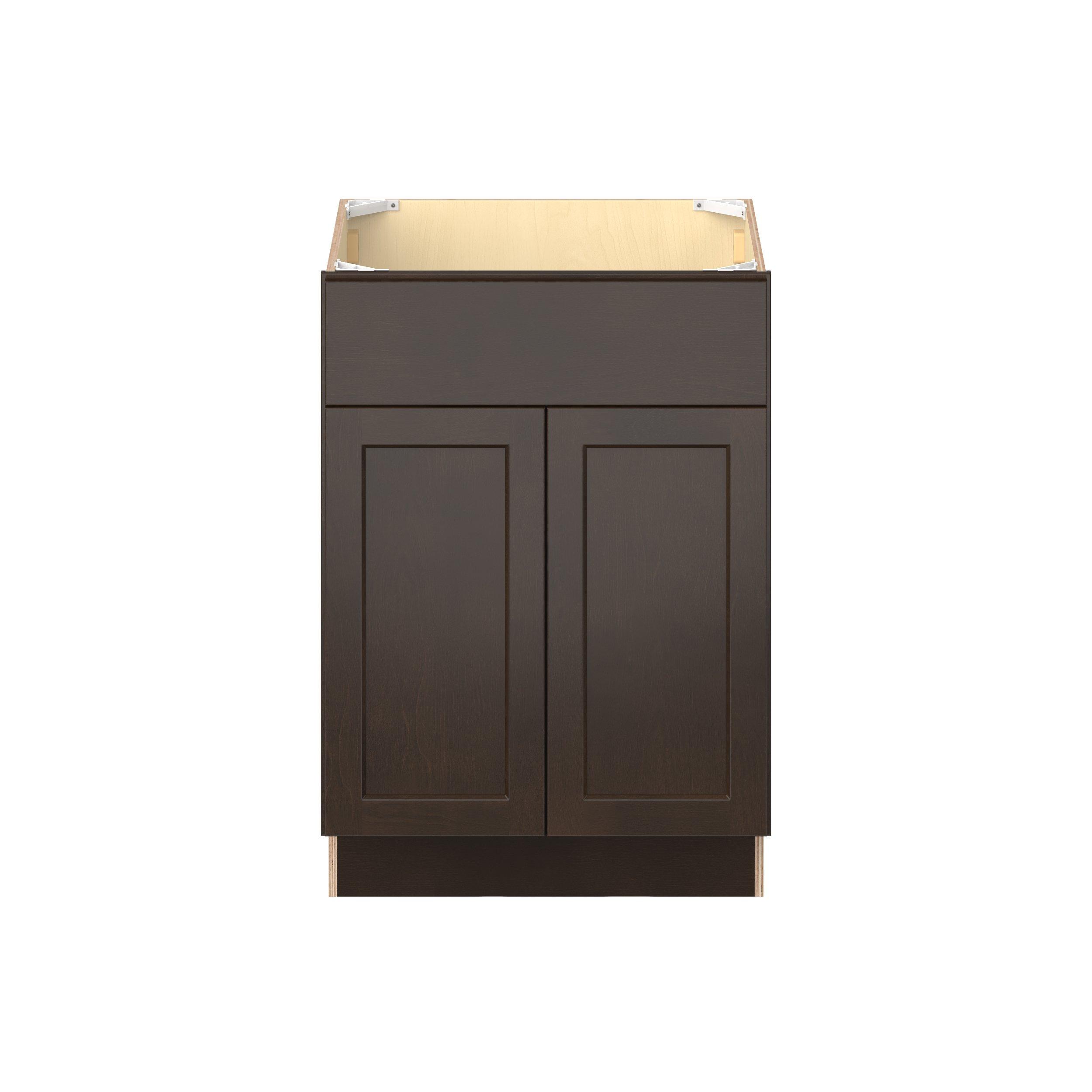 Baxley  Stained Cocoa Vanity Sink Base Cabinet