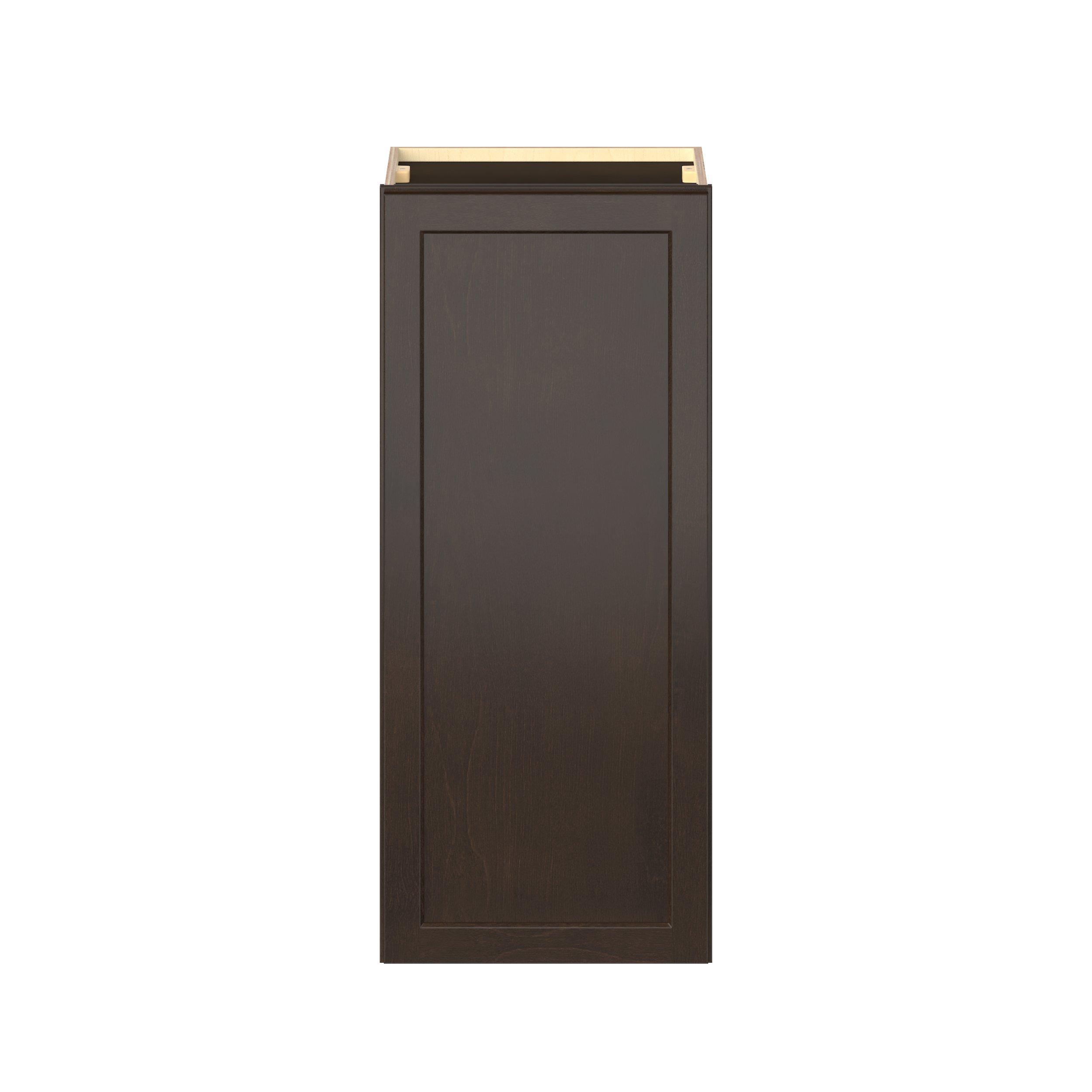 Baxley 18 in. Stained Cocoa Door Wall Cabinet
