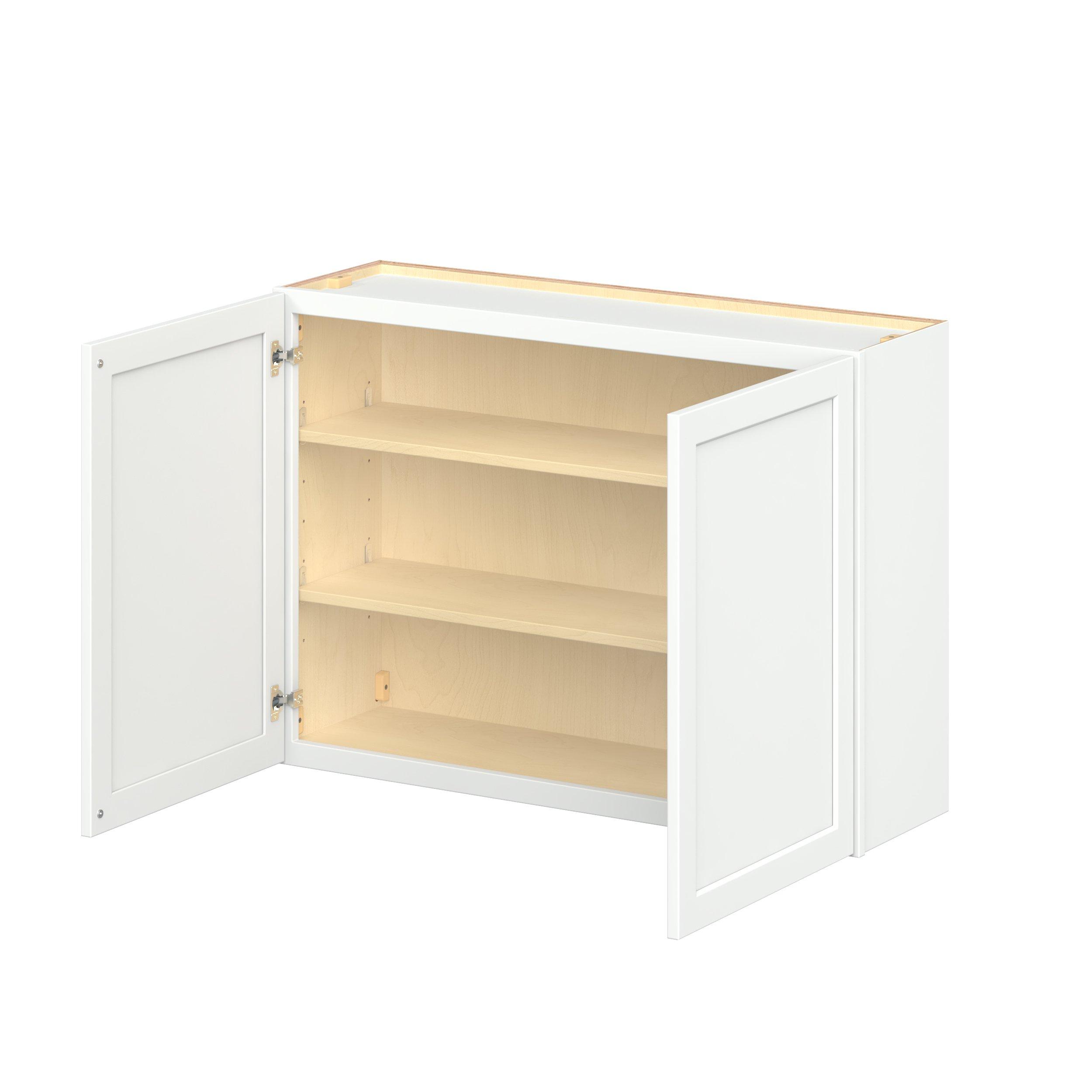 Baxley 42 in. Painted Pure White Door Wall Cabinet