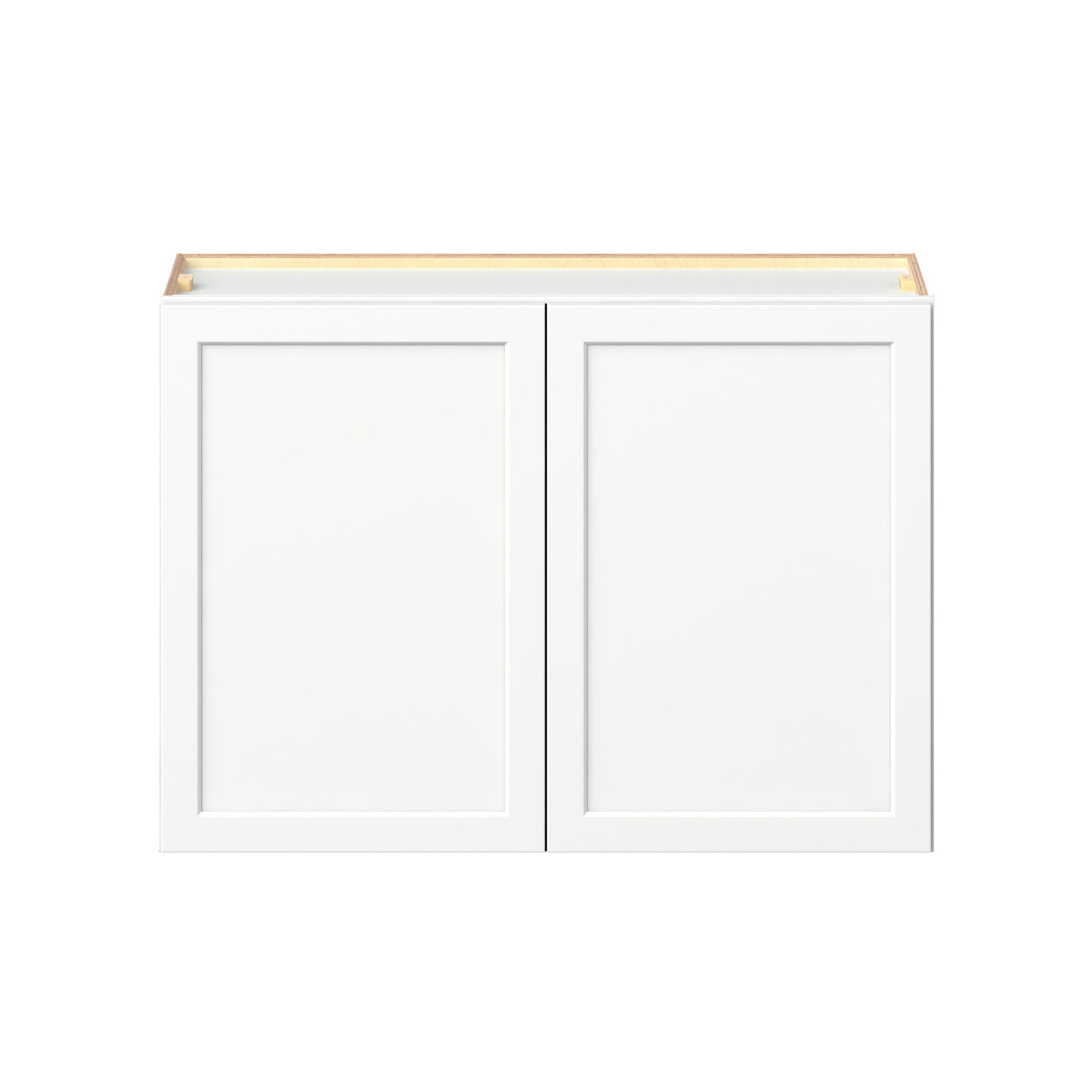 Baxley 42 in. Painted Pure White Door Wall Cabinet
