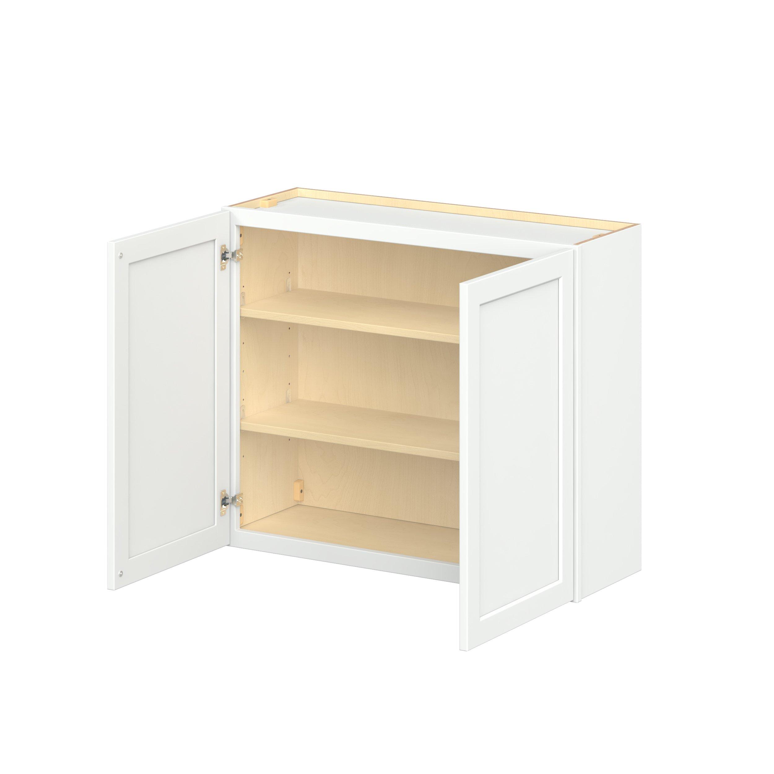 Baxley 36 in. Painted Pure White Door Wall Cabinet