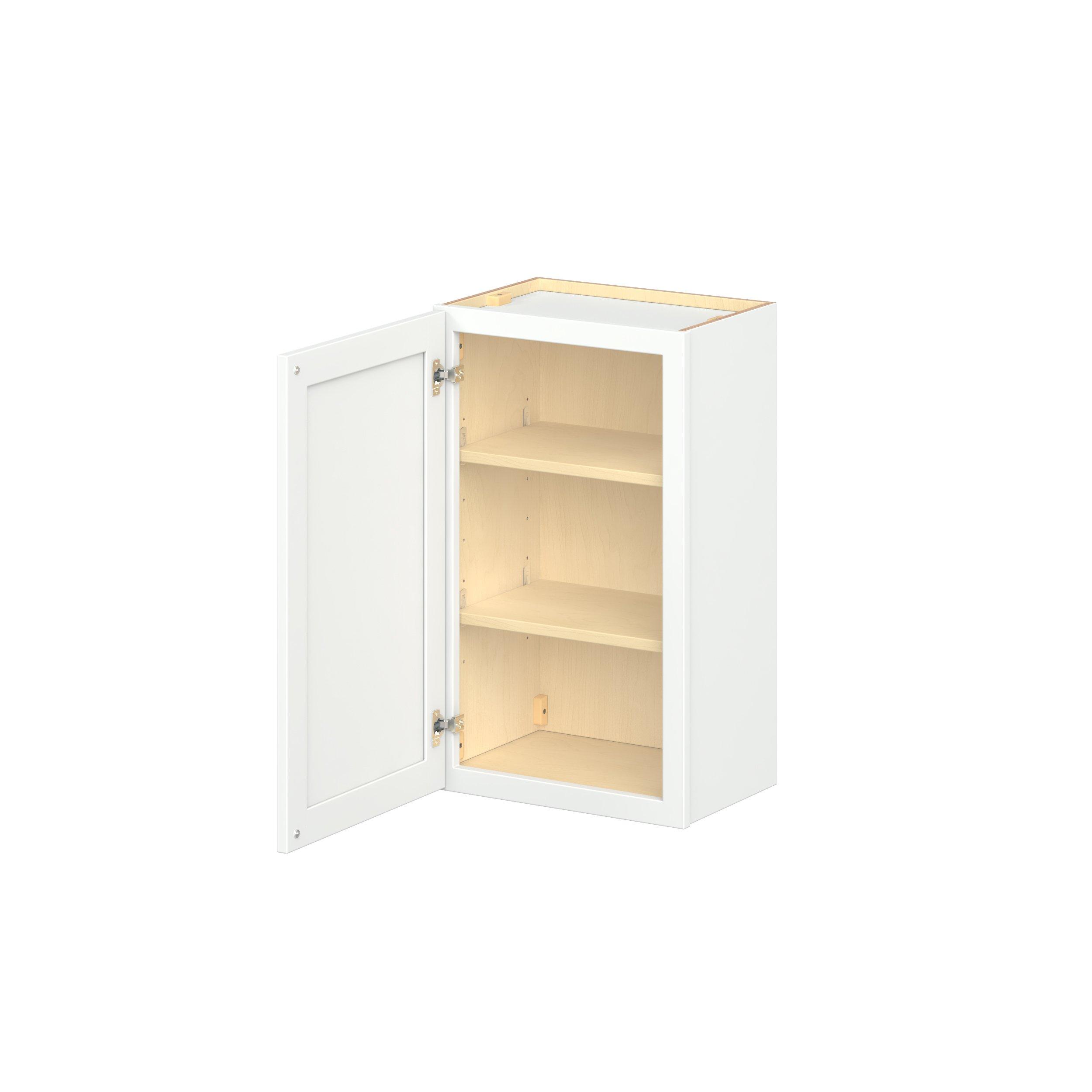 Baxley 18 in. Painted Pure White Door Wall Cabinet