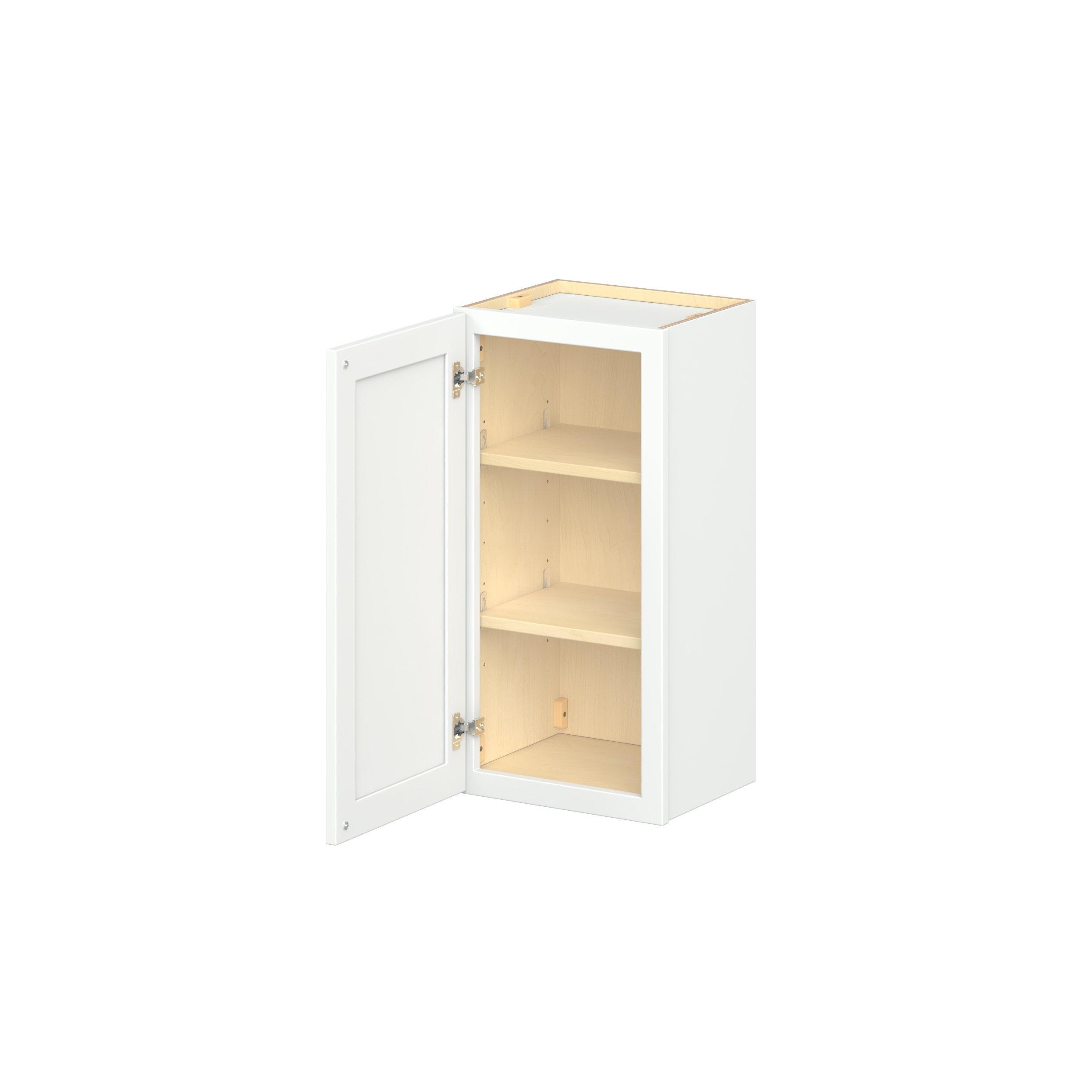 Baxley 15 in. Painted Pure White Door Wall Cabinet