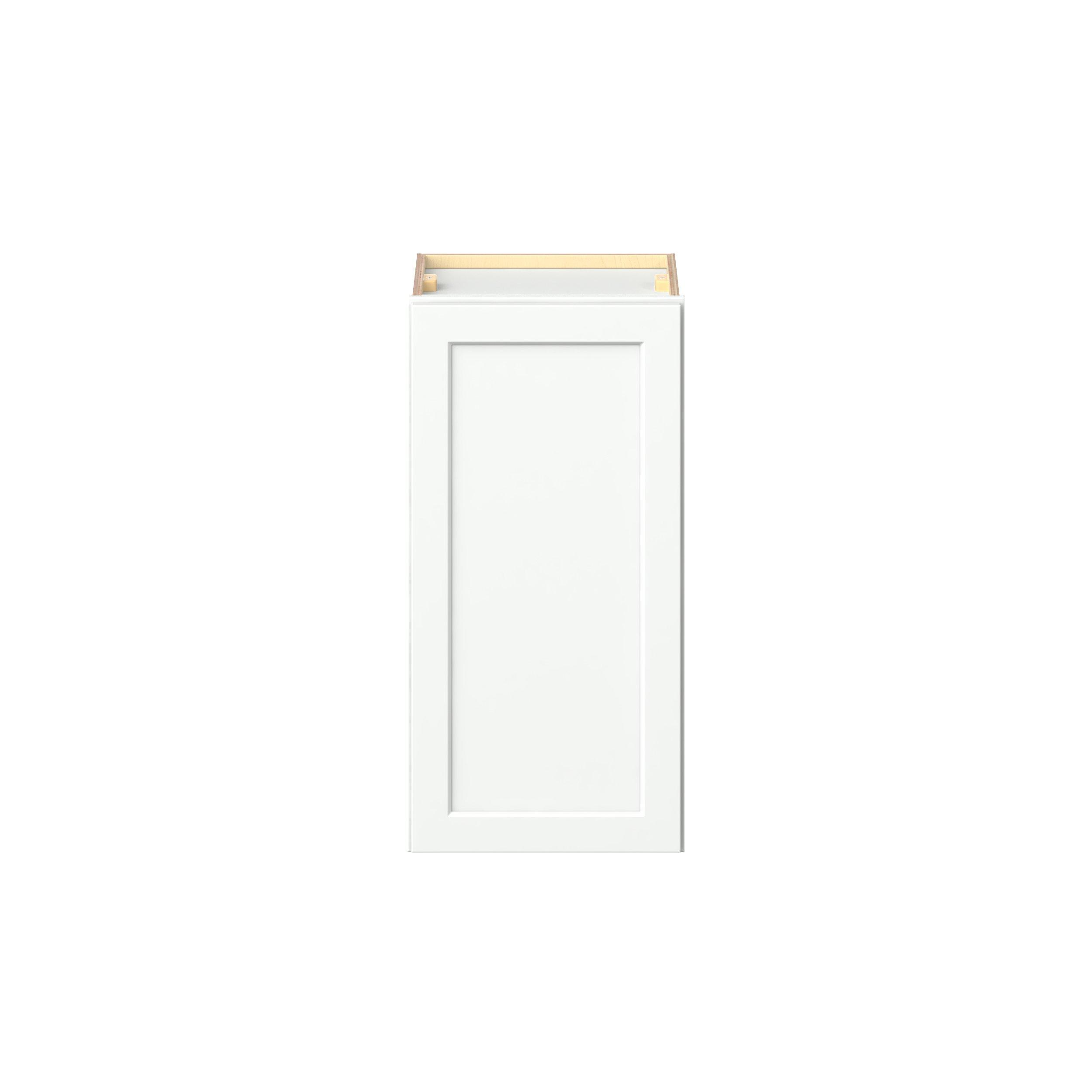Baxley 15 in. Painted Pure White Door Wall Cabinet