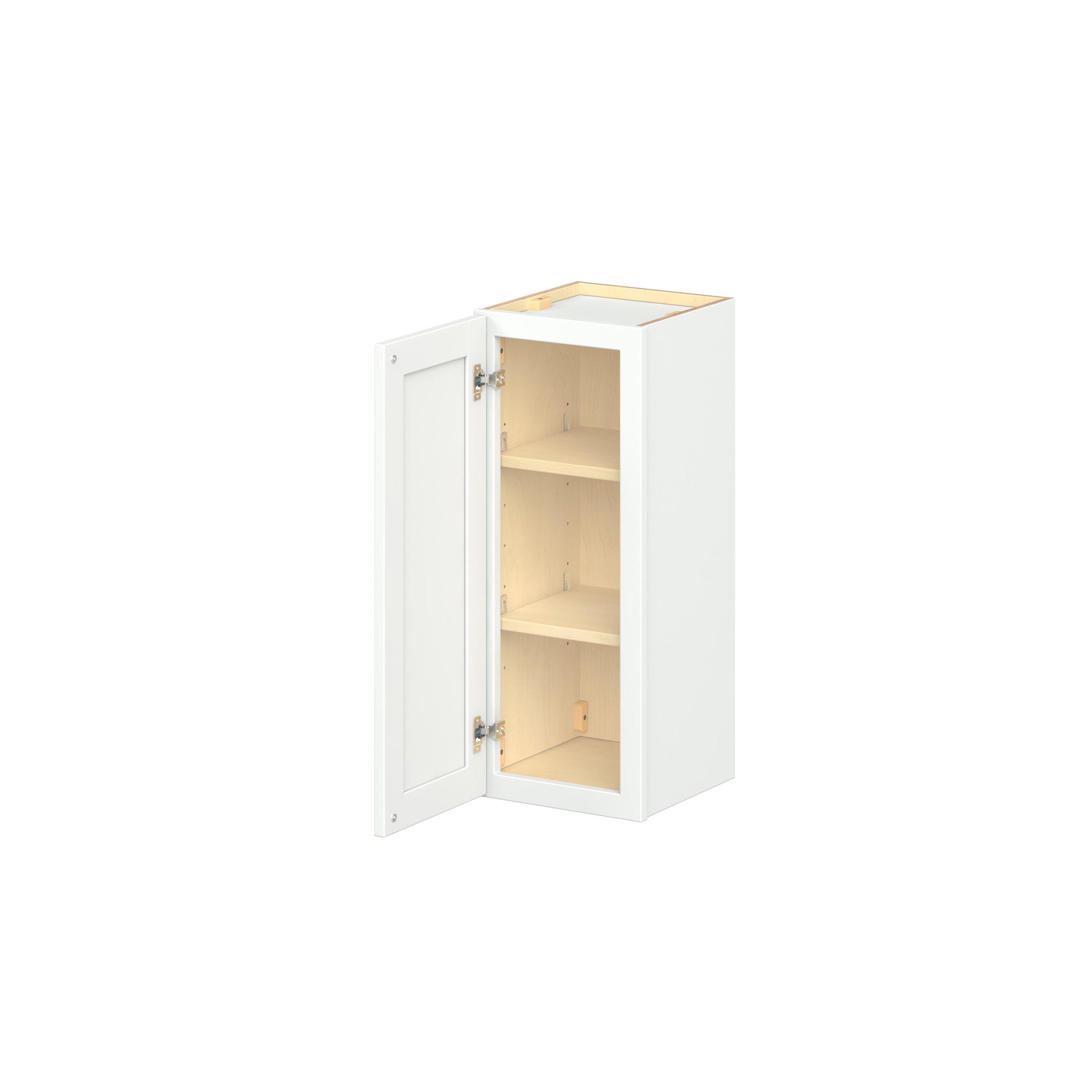 Baxley 12 in. Painted Pure White Door Wall Cabinet
