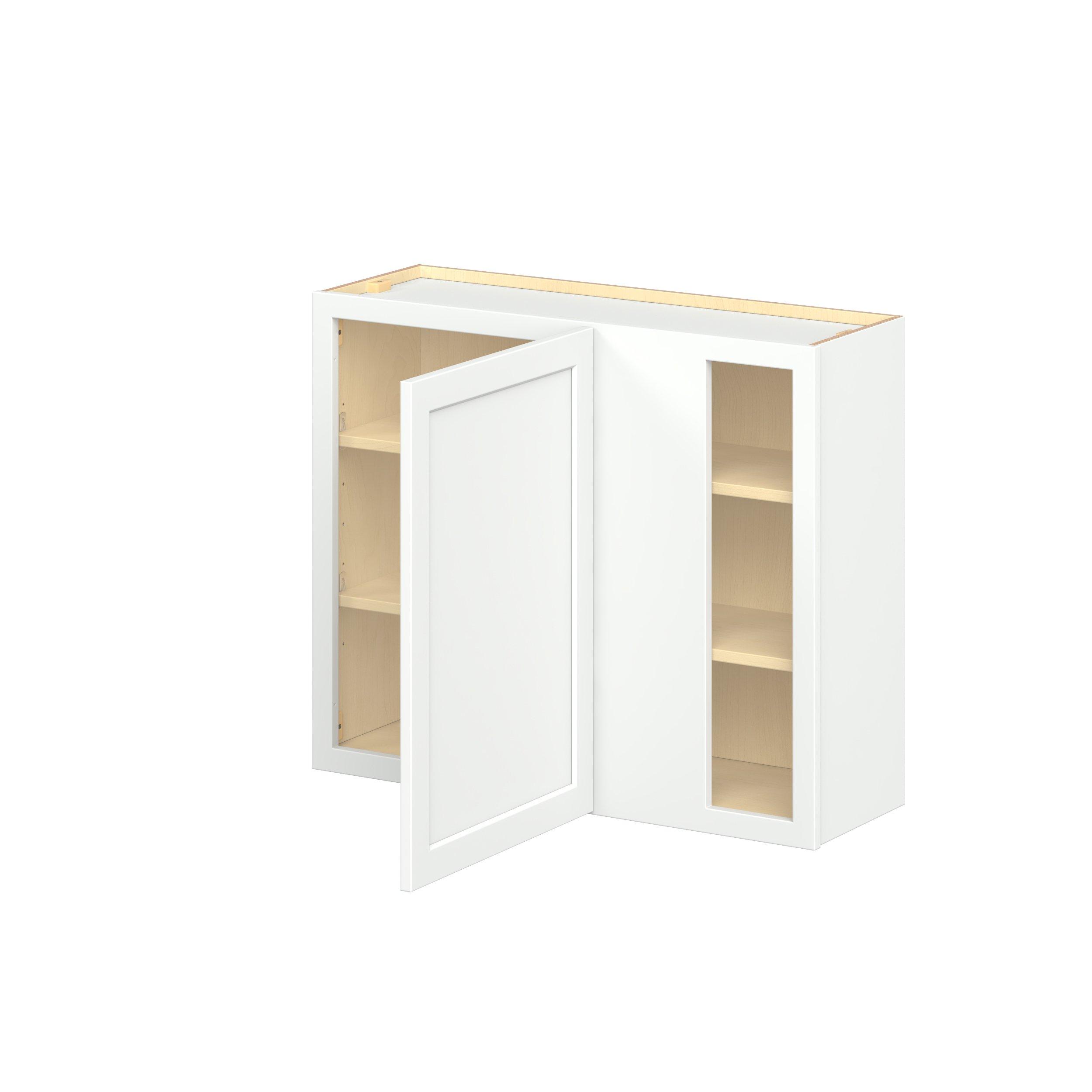 Baxley 36 in. Painted Pure White Right Blind Corner Wall Cabinet