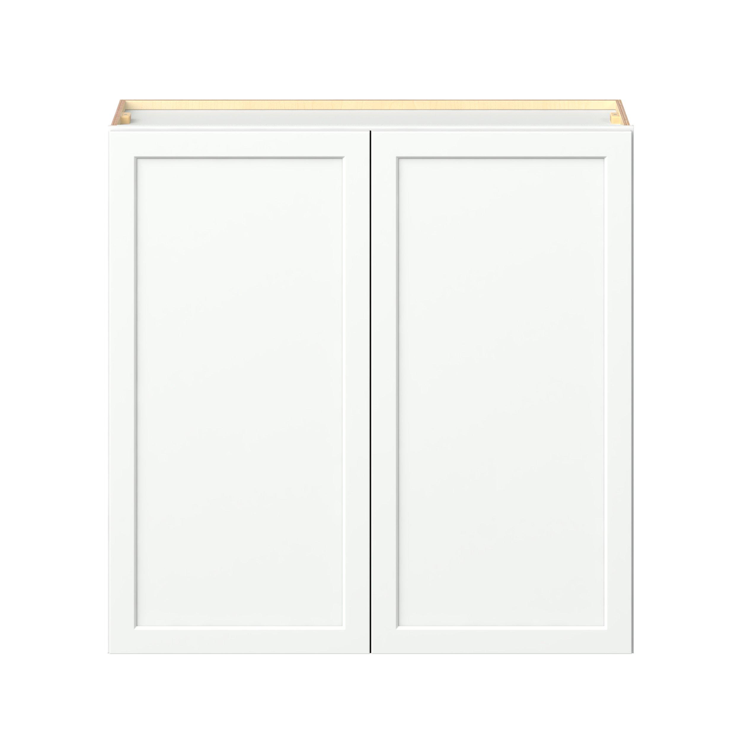 Baxley 42 in. Painted Pure White Door Wall Cabinet