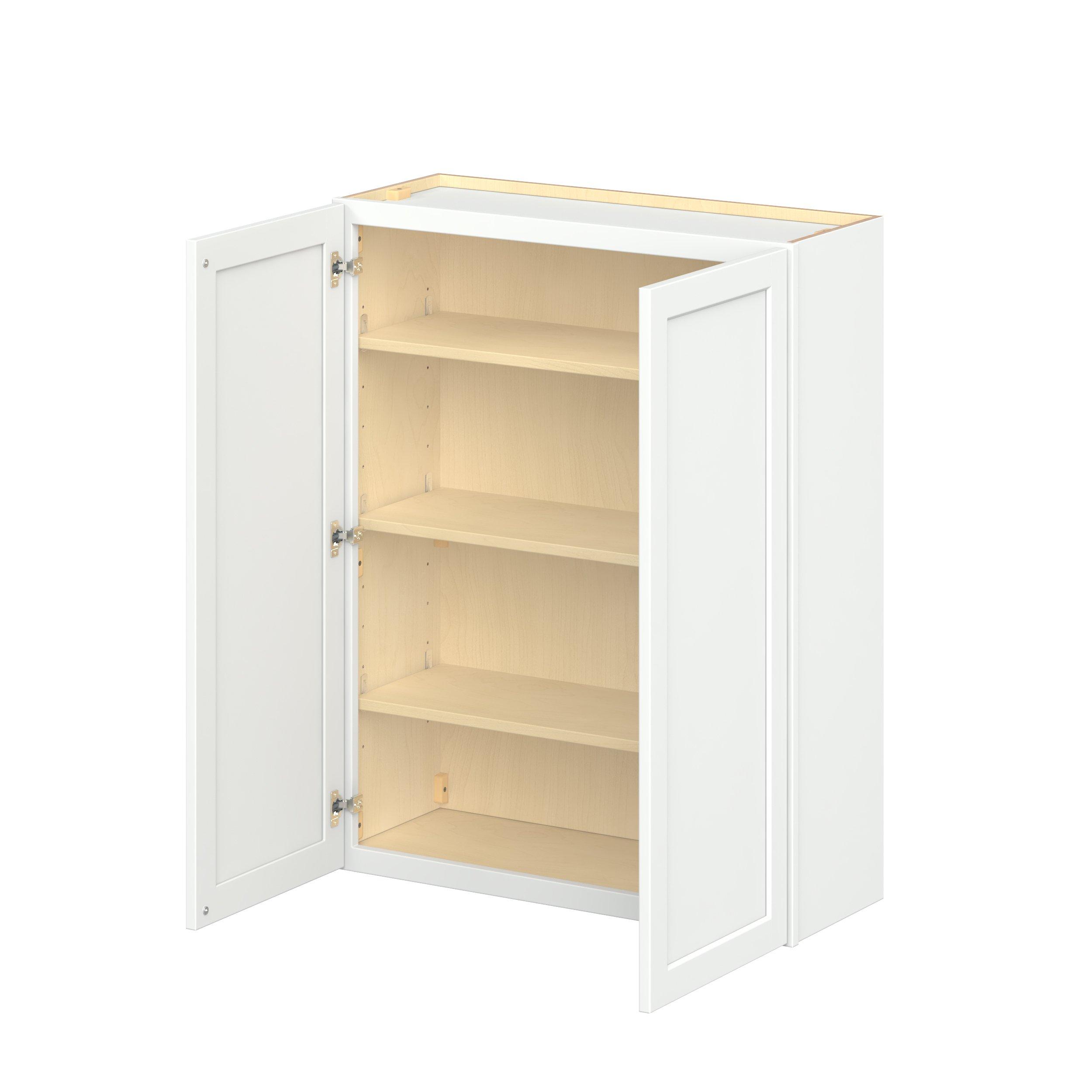 Baxley 33 in. Painted Pure White Door Wall Cabinet