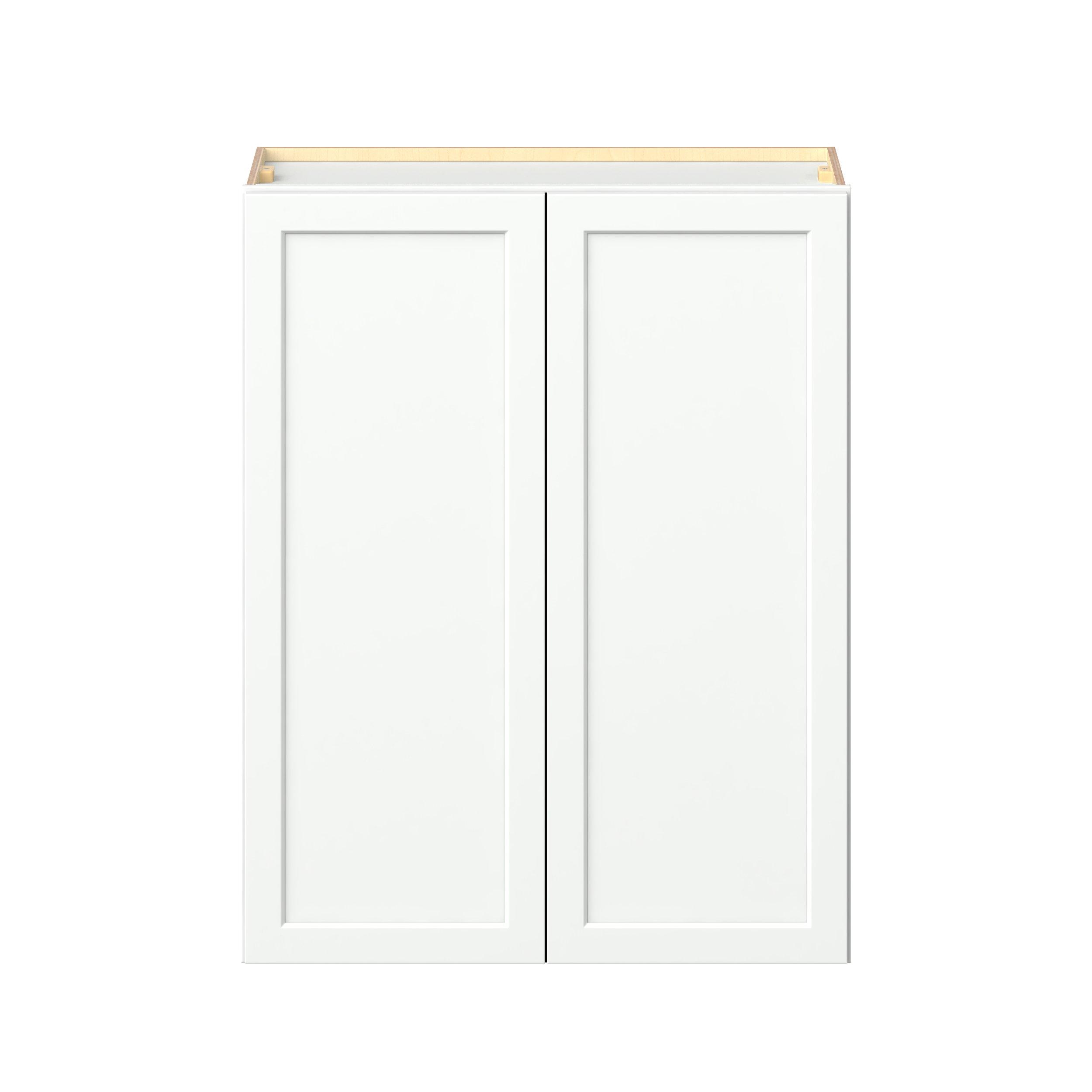 Baxley 33 in. Painted Pure White Door Wall Cabinet