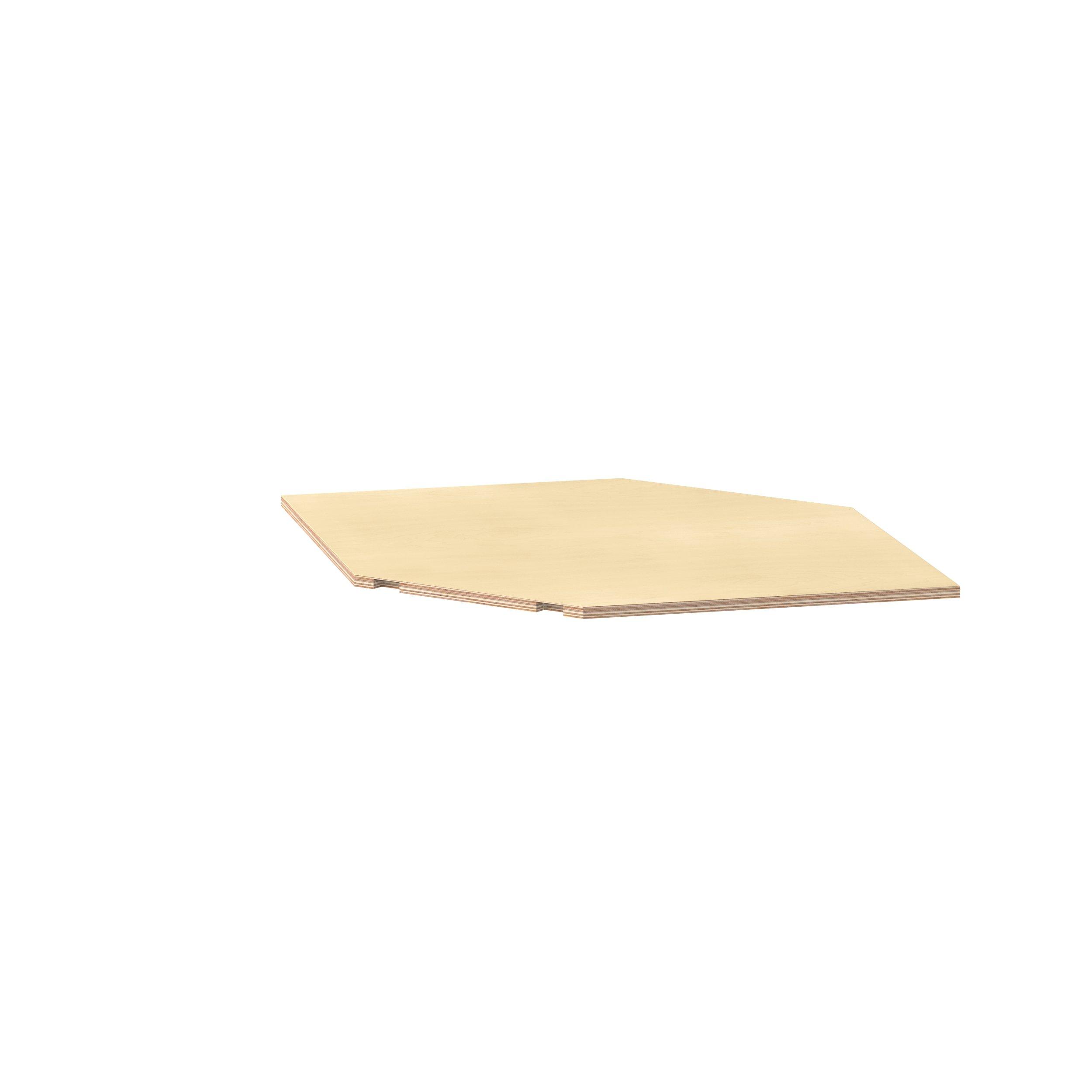 Baxley 36 in. Stained Cocoa Angled Corner Base