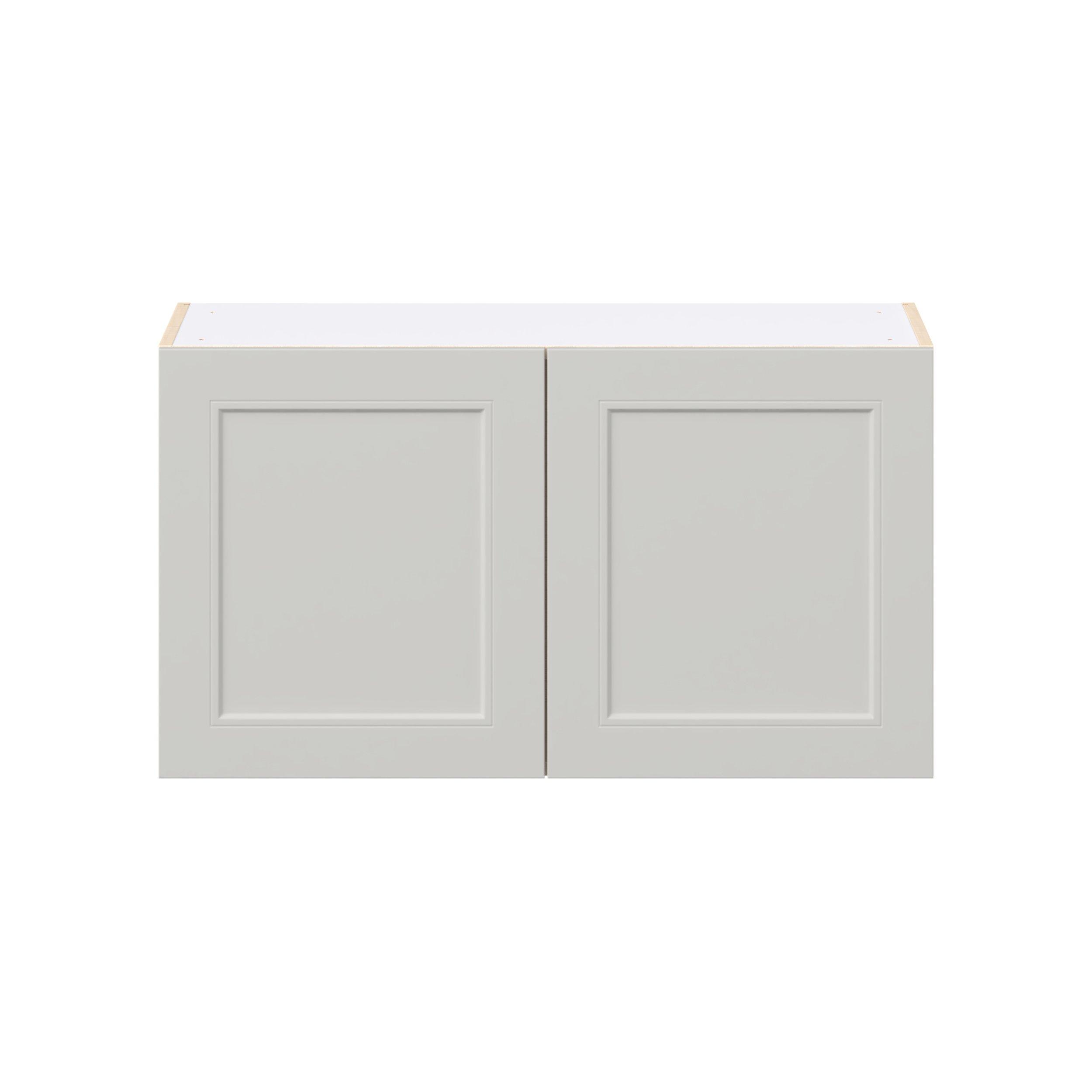Lenox 36 in. Painted Light Gray Bridge Wall Cabinet