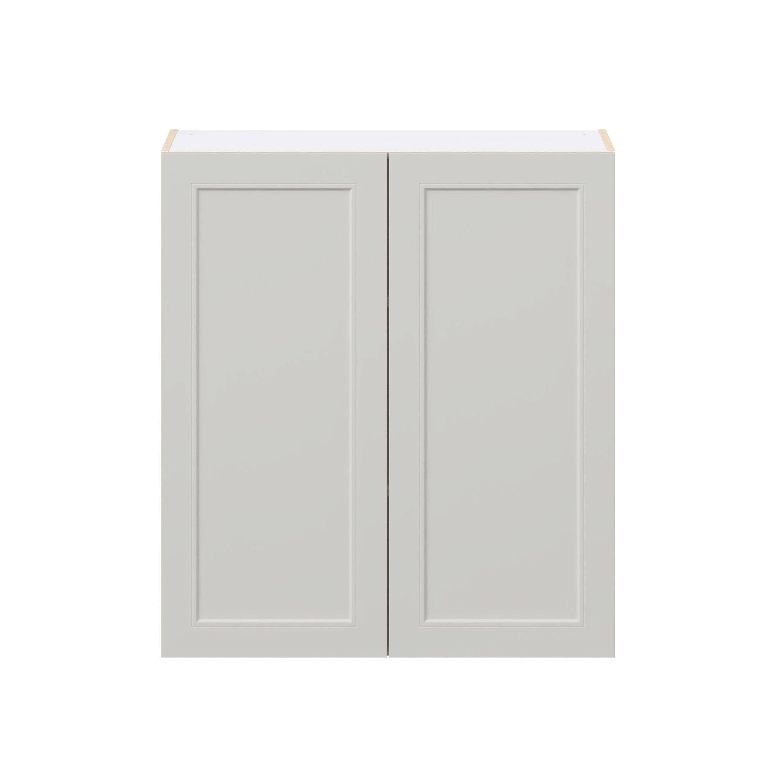 Lenox 36 in. Painted Light Gray Door Wall Cabinet
