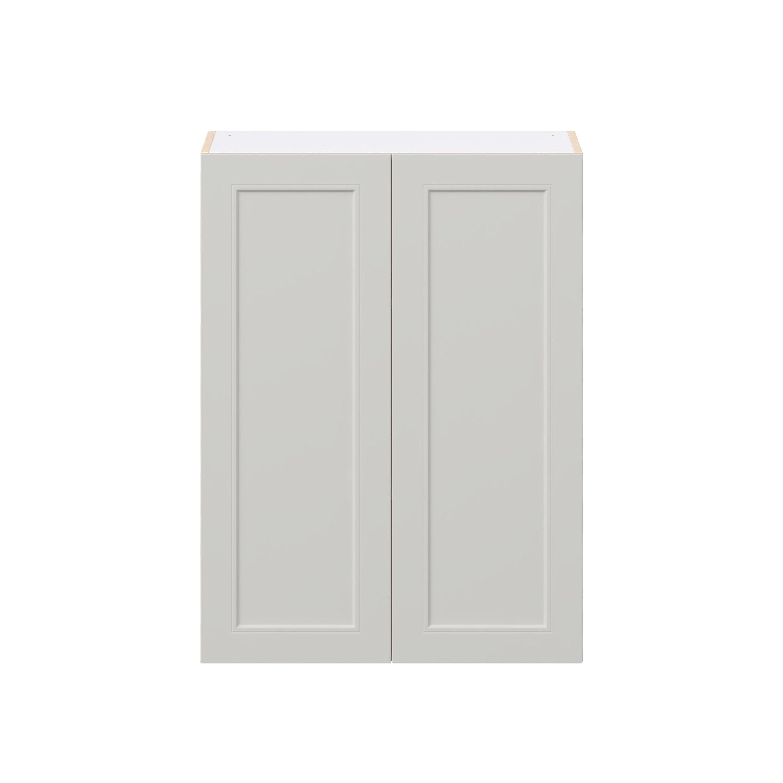 Lenox 30 in. Painted Light Gray Door Wall Cabinet