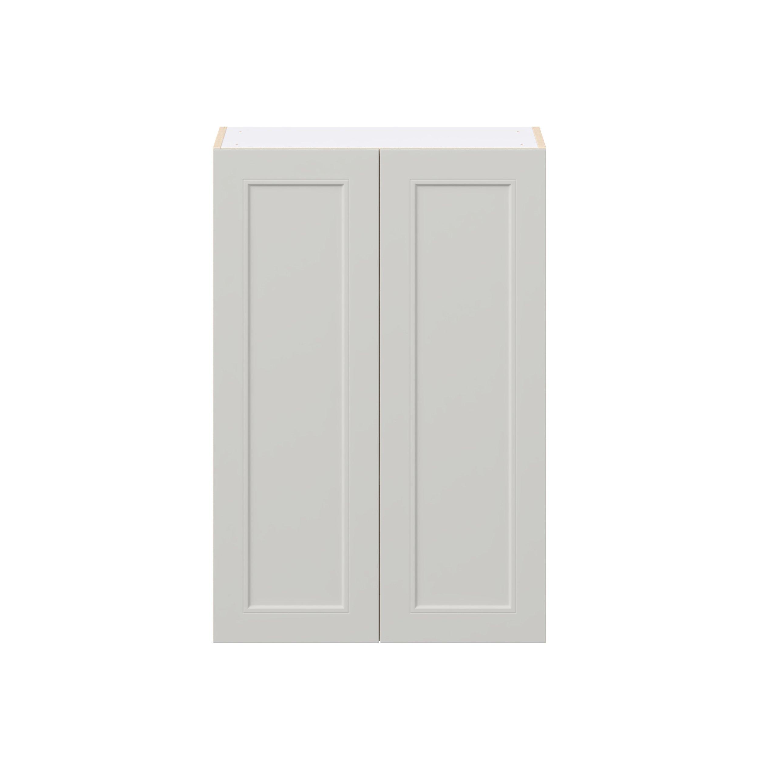 Lenox 27 in. Painted Light Gray Door Wall Cabinet