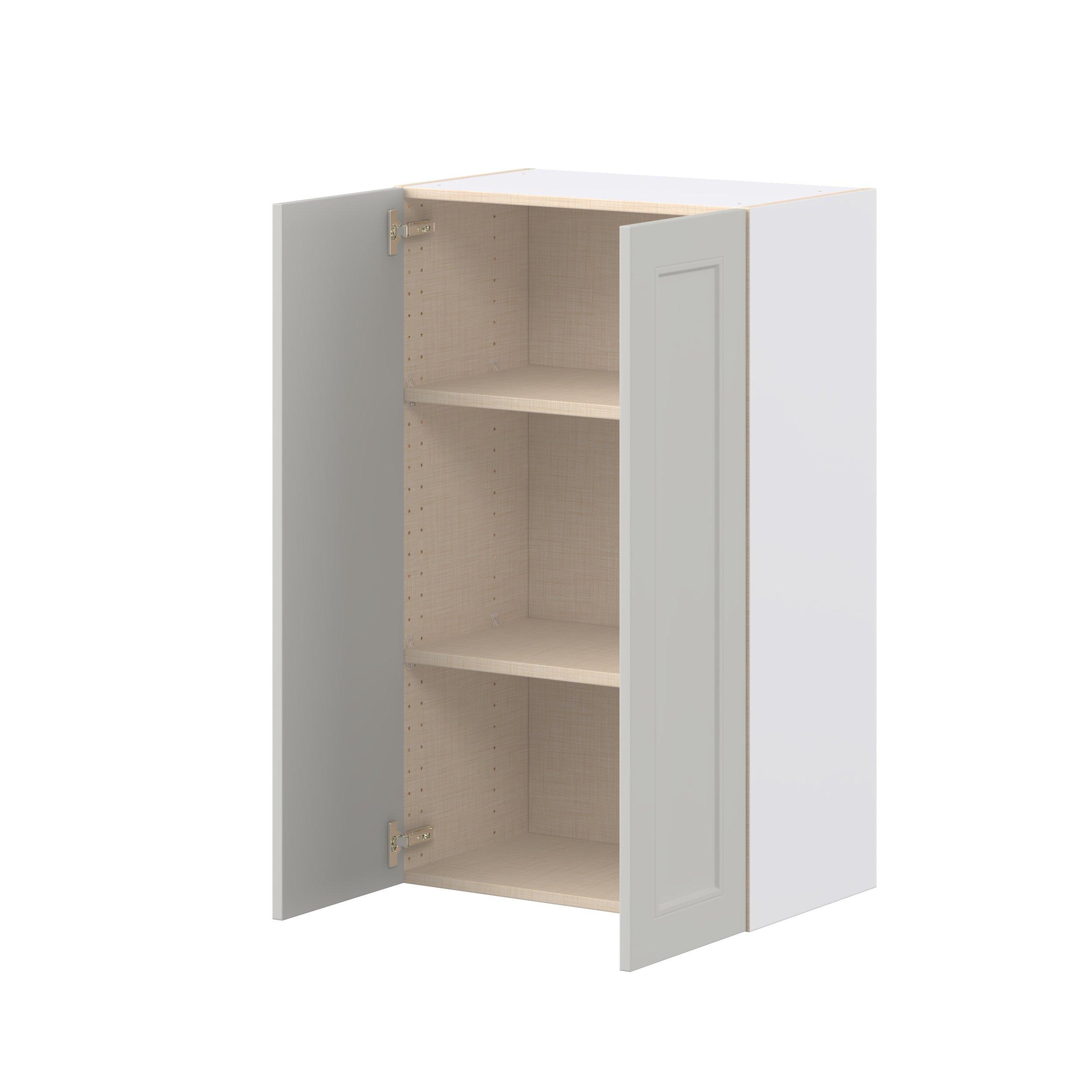 Lenox 24 in. Painted Light Gray Door Wall Cabinet