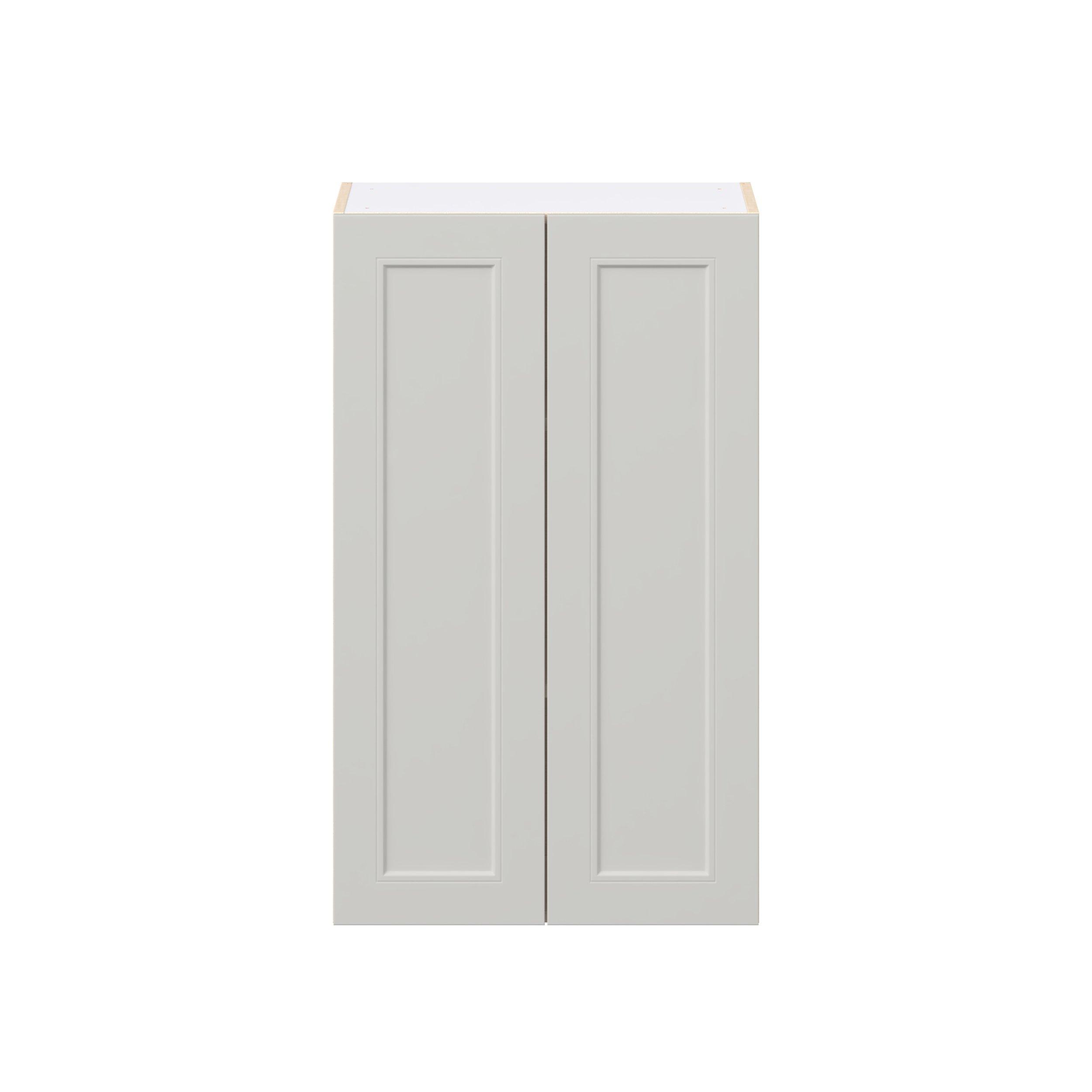 Lenox 24 in. Painted Light Gray Door Wall Cabinet