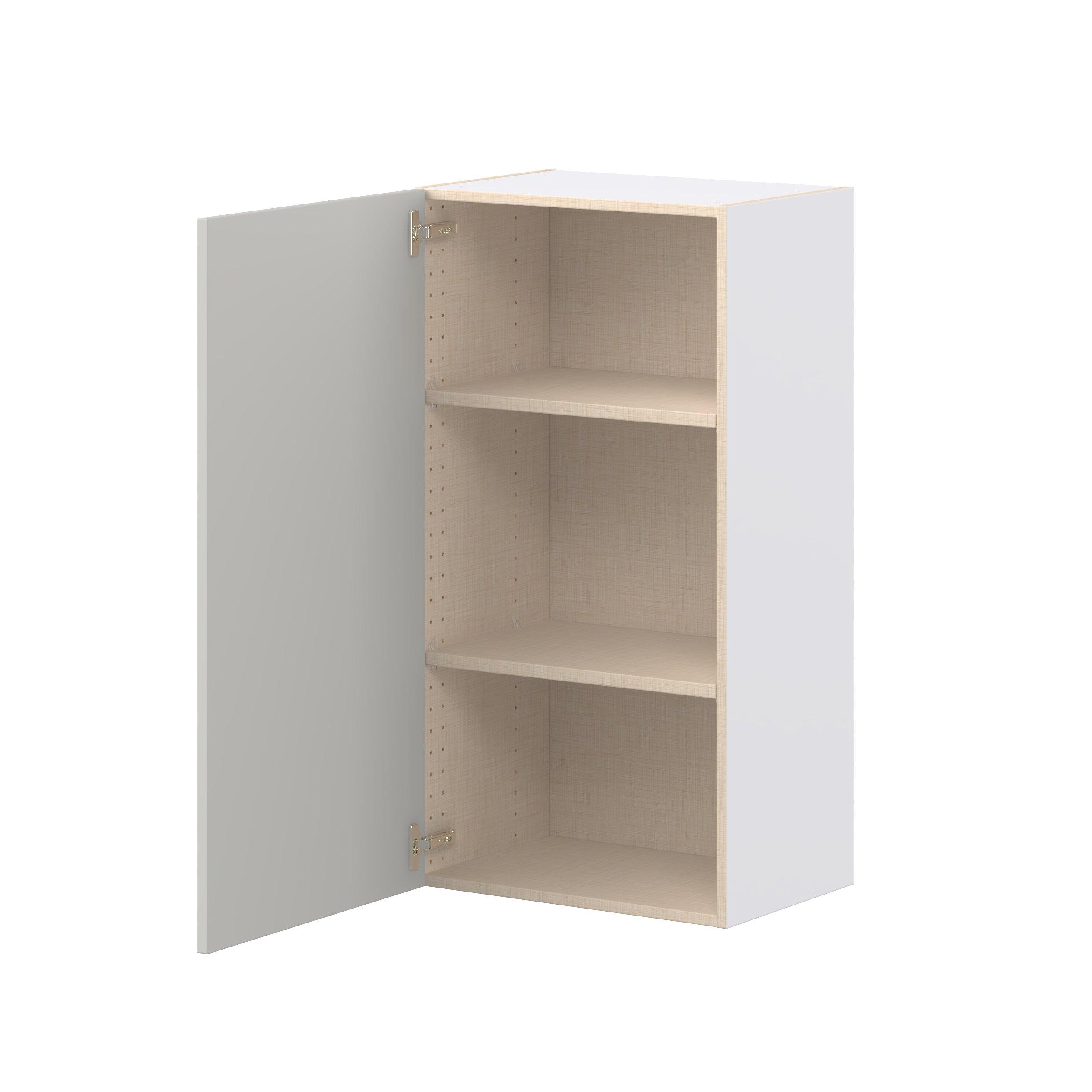 Lenox 21 in. Painted Light Gray Door Wall Cabinet