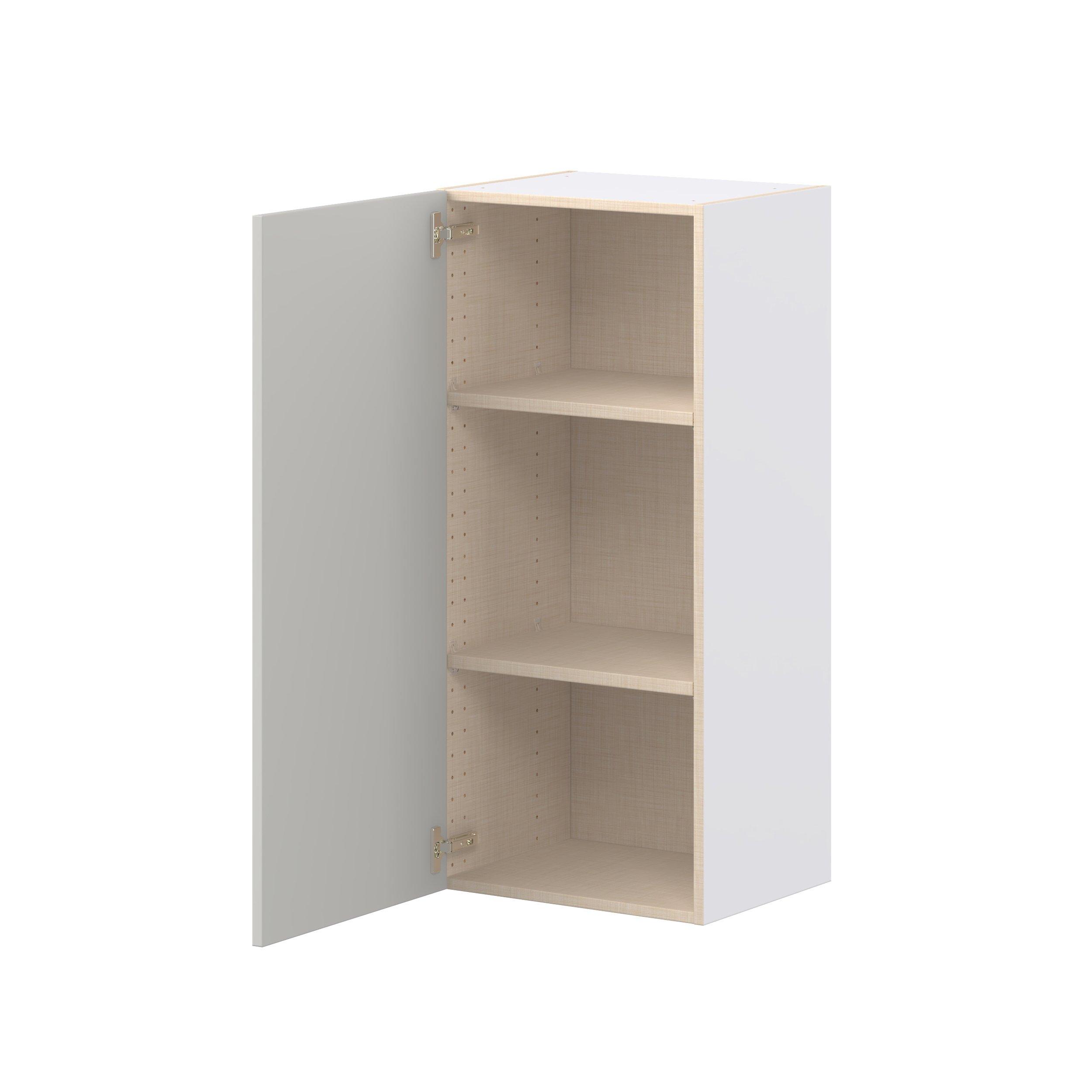 Lenox 18 in. Painted Light Gray Door Wall Cabinet