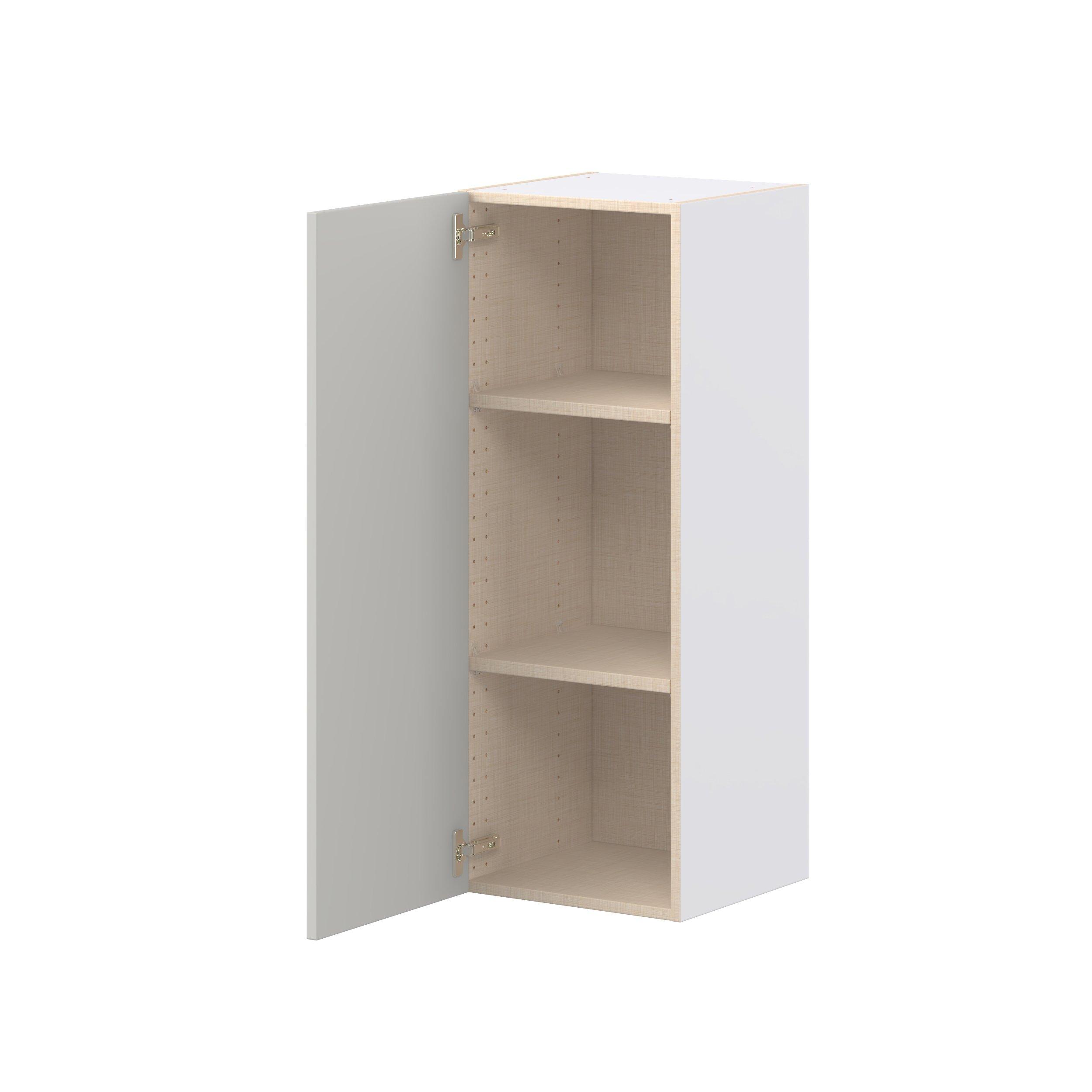 Lenox 15 in. Painted Light Gray Door Wall Cabinet