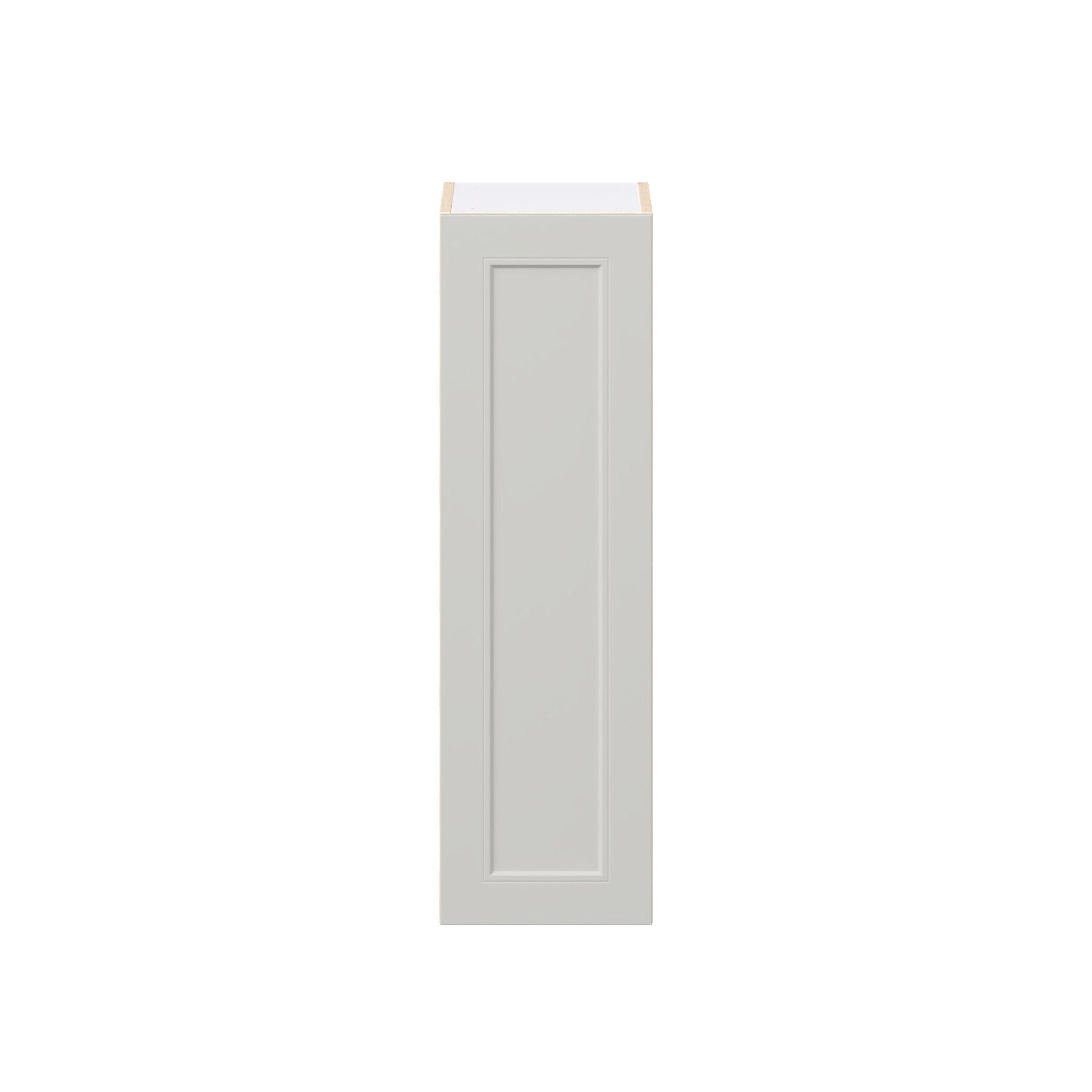 Lenox 12 in. Painted Light Gray Door Wall Cabinet