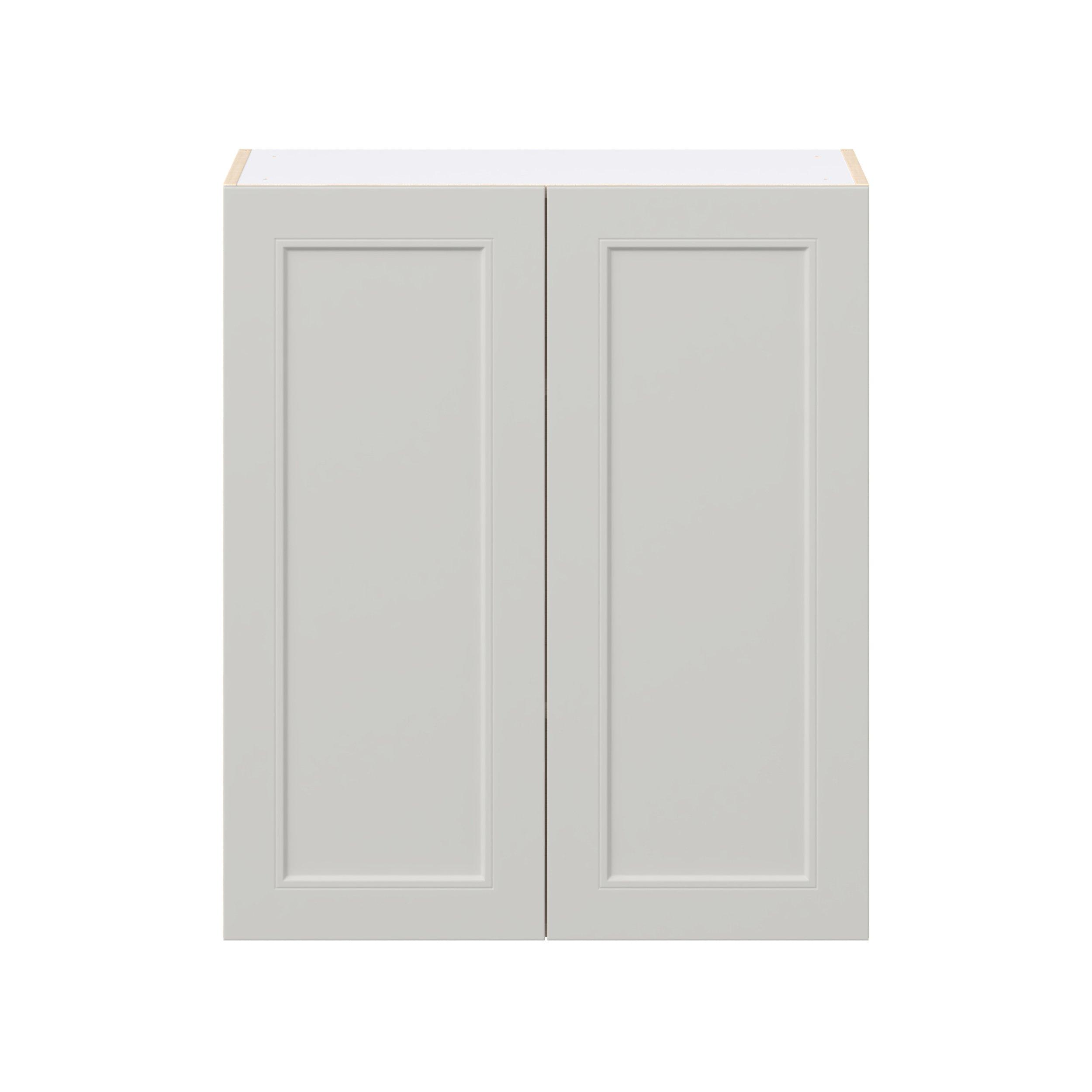Lenox 30 in. Painted Light Gray Door Wall Cabinet
