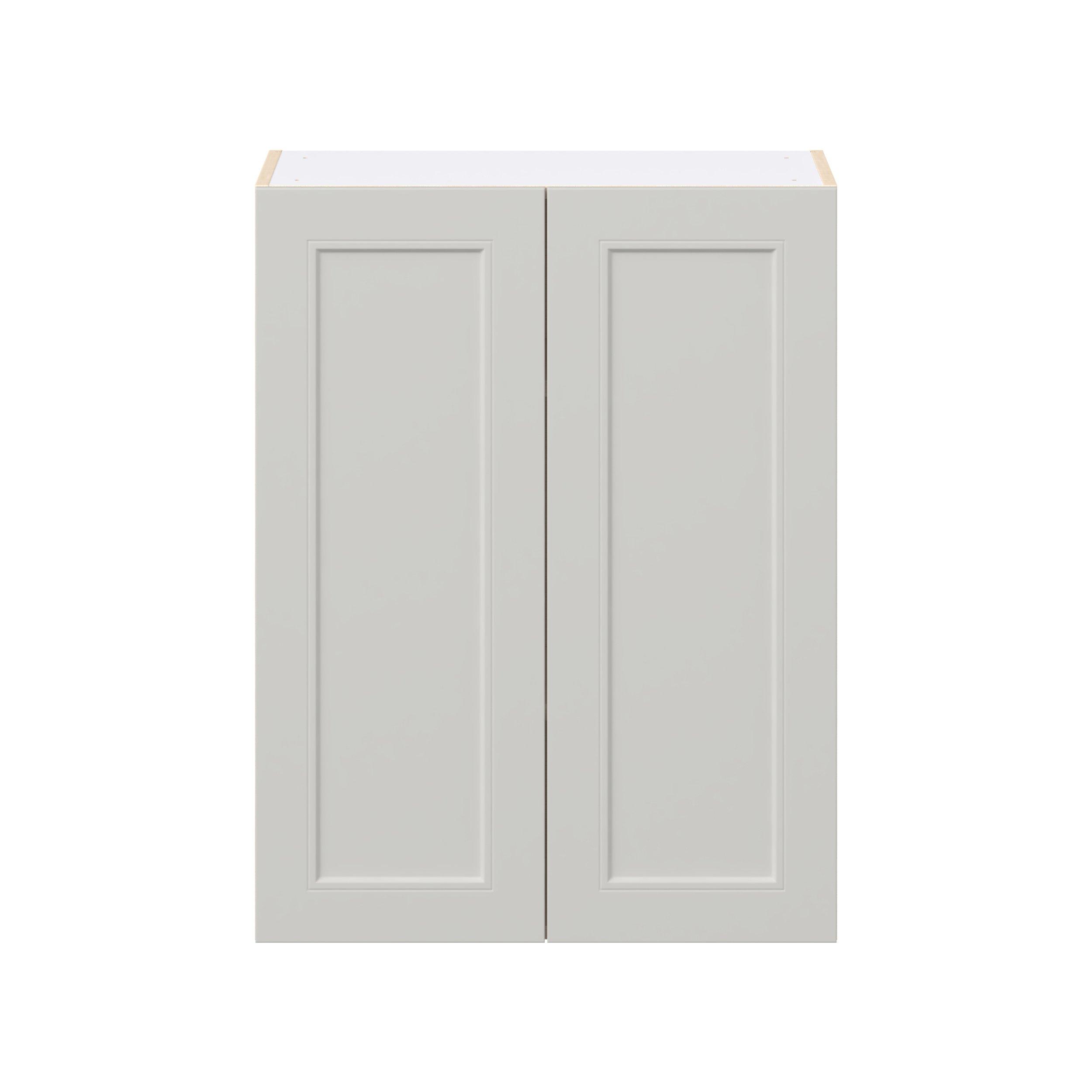 Lenox 27 in. Painted Light Gray Door Wall Cabinet