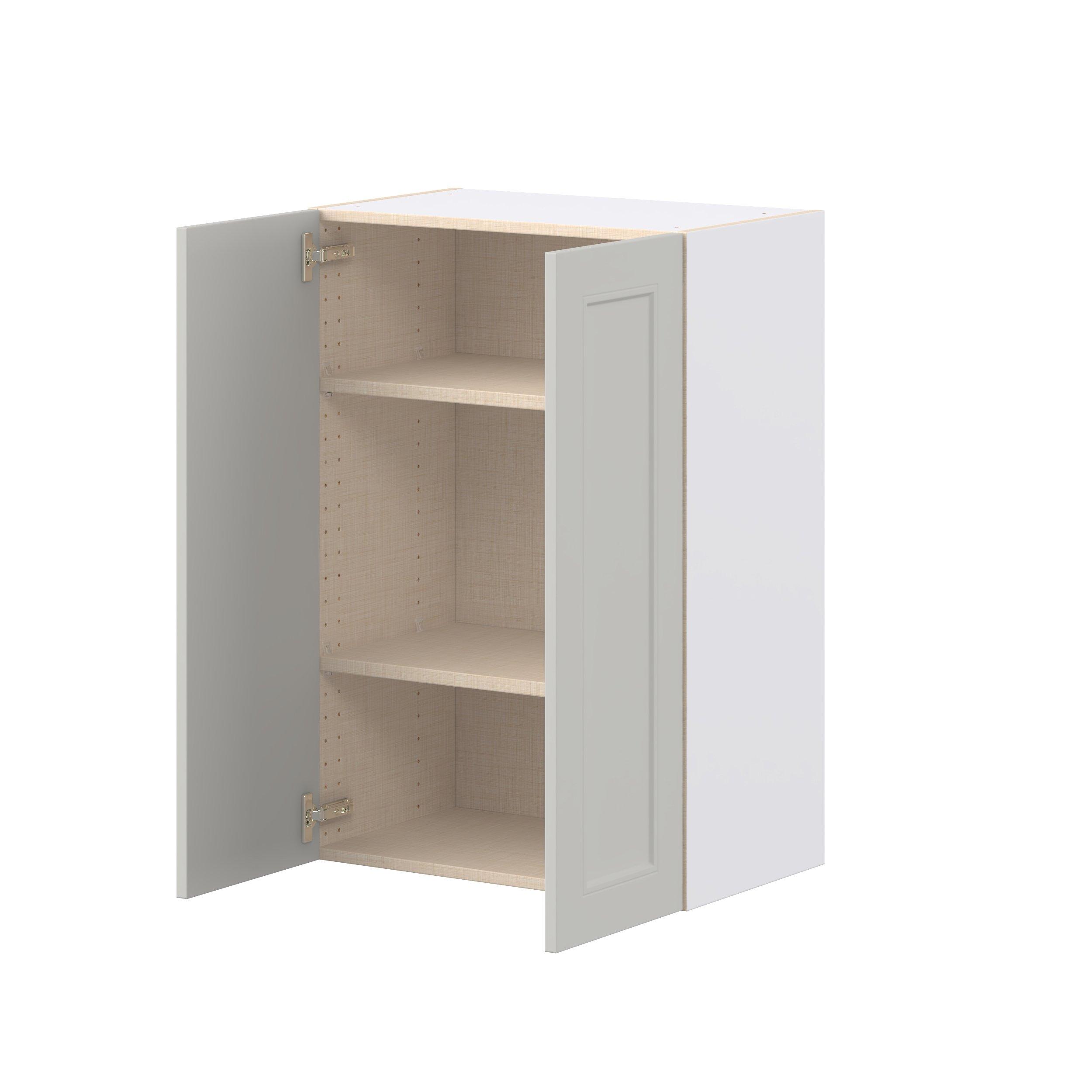 Lenox 24 in. Painted Light Gray Door Wall Cabinet