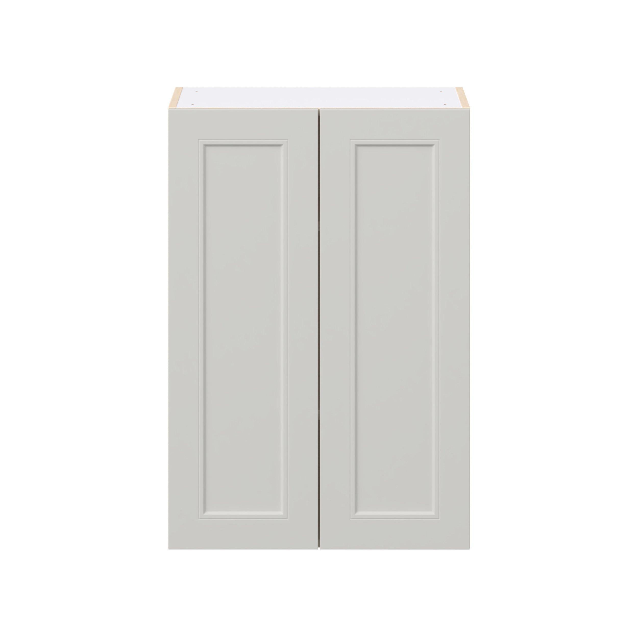Lenox 24 in. Painted Light Gray Door Wall Cabinet
