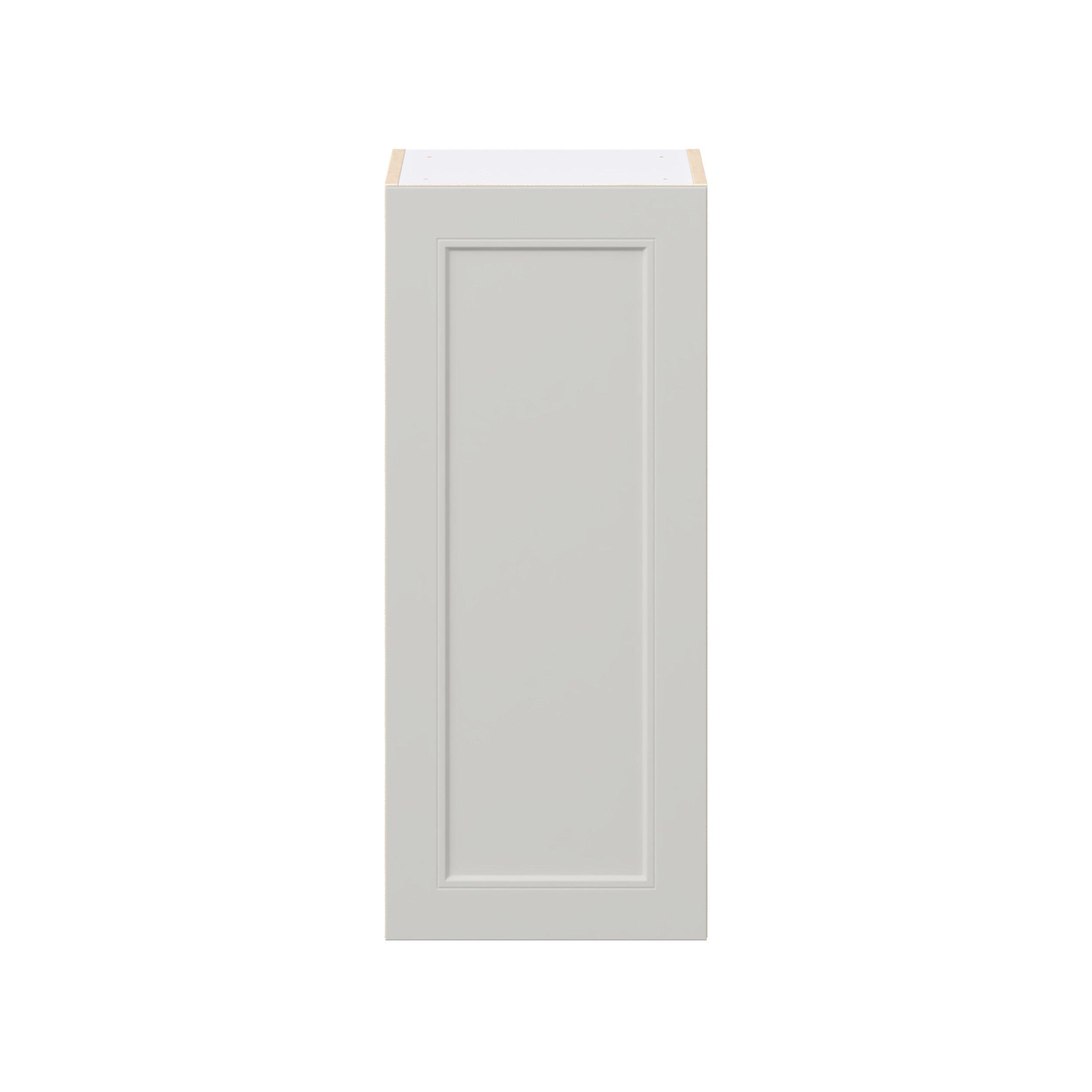 Lenox 15 in. Painted Light Gray Door Wall Cabinet