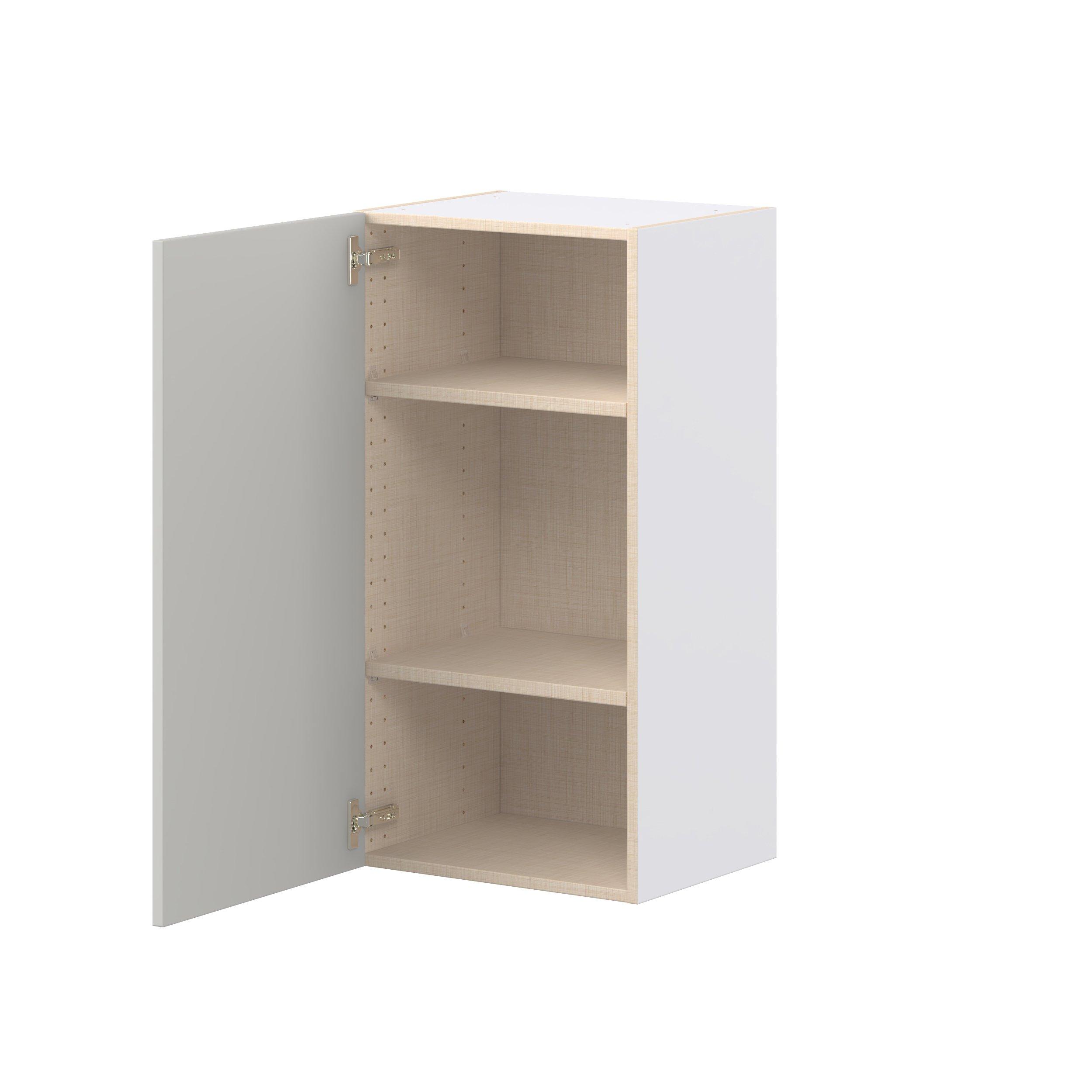 Lenox 18 in. Painted Light Gray Door Wall Cabinet