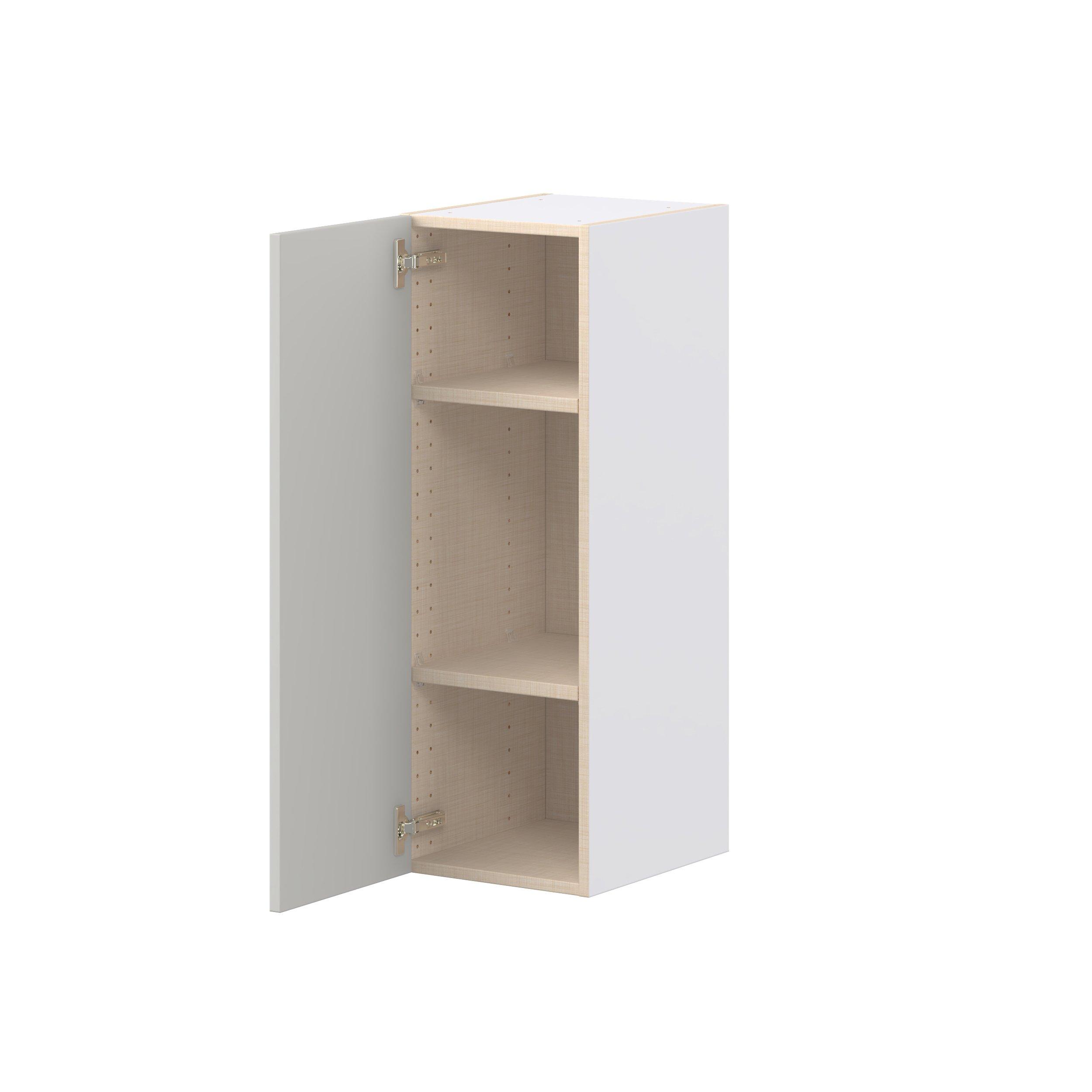 Lenox 13 in. Painted Light Gray Door Wall Cabinet