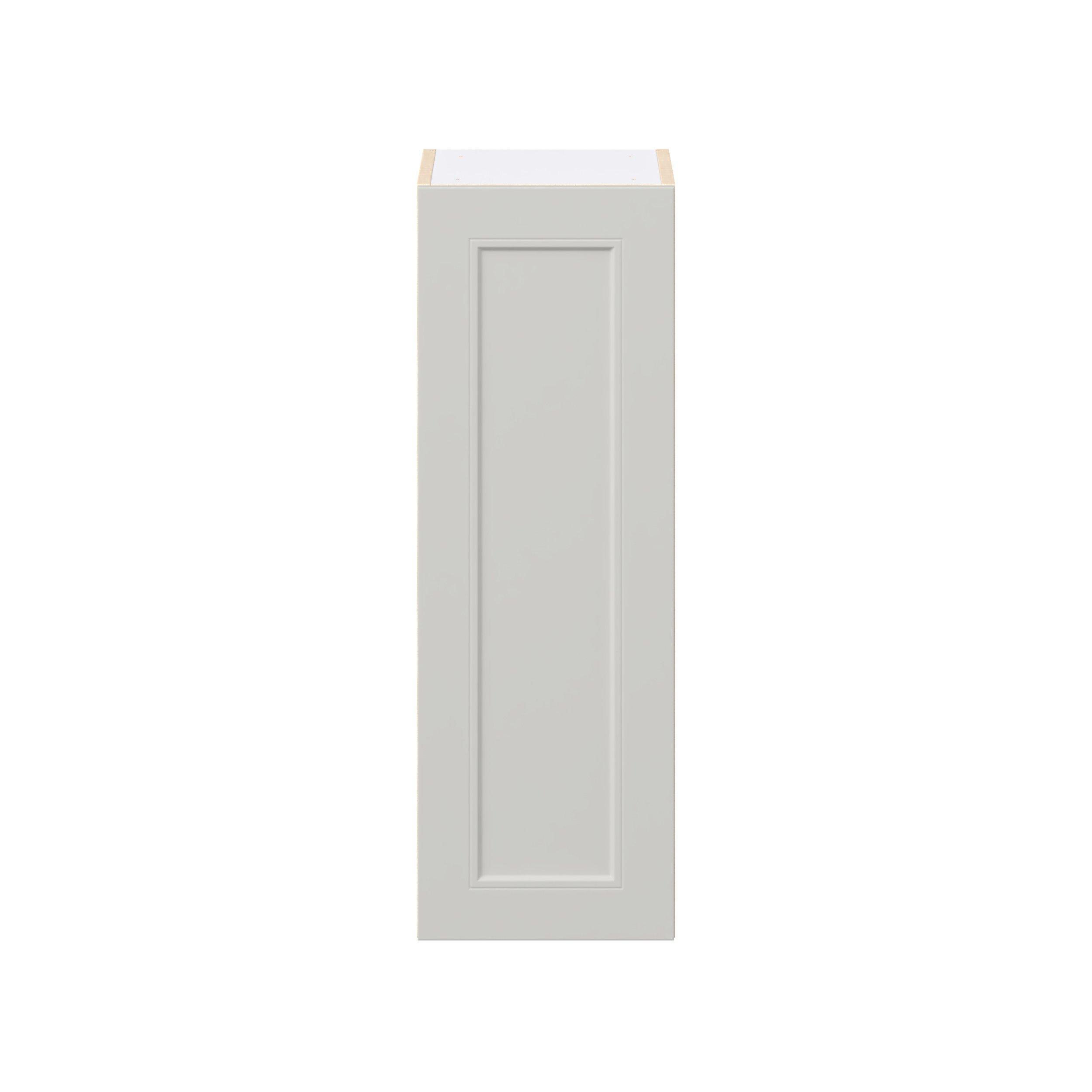 Lenox 13 in. Painted Light Gray Door Wall Cabinet