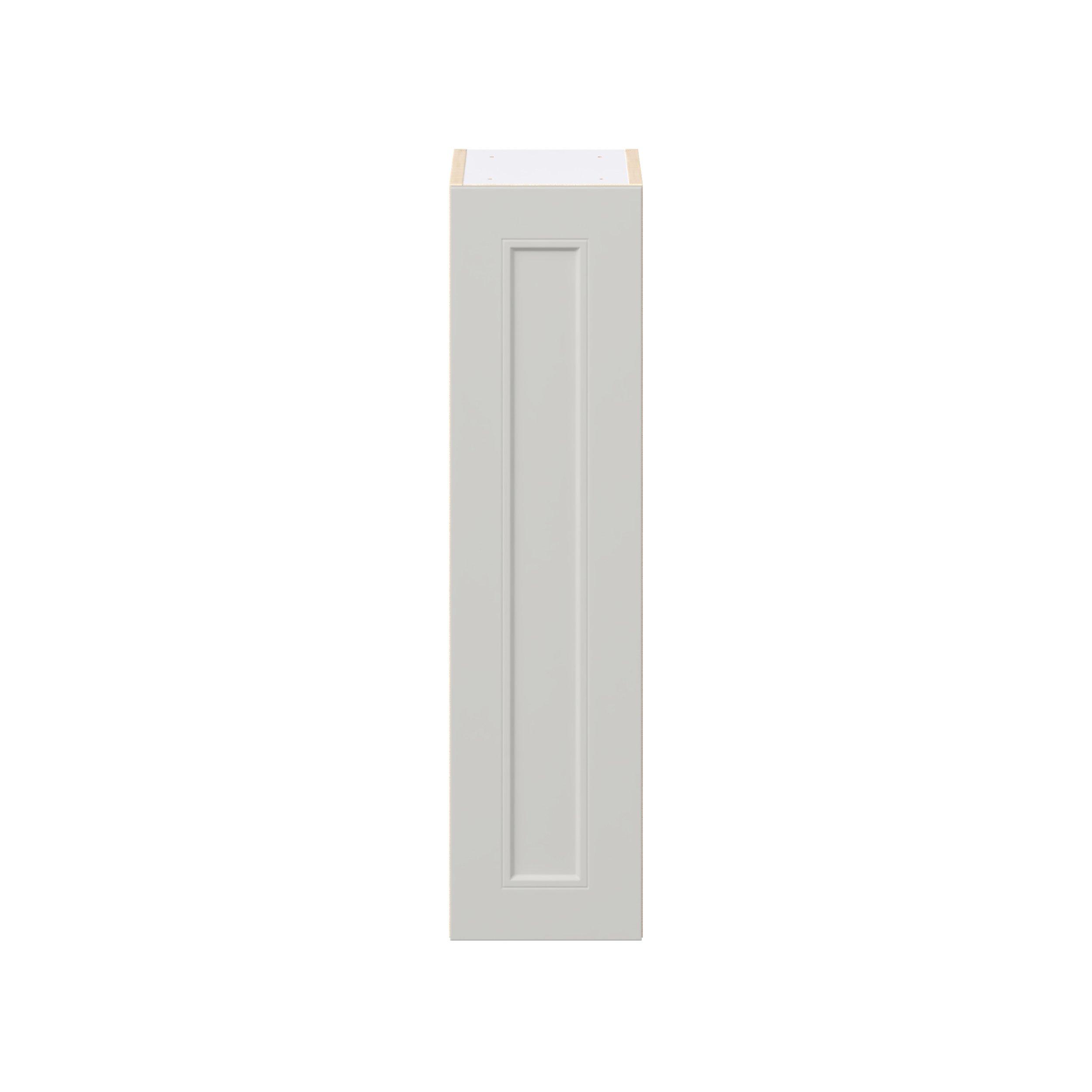 Lenox 9 in. Painted Light Gray Door Wall Cabinet