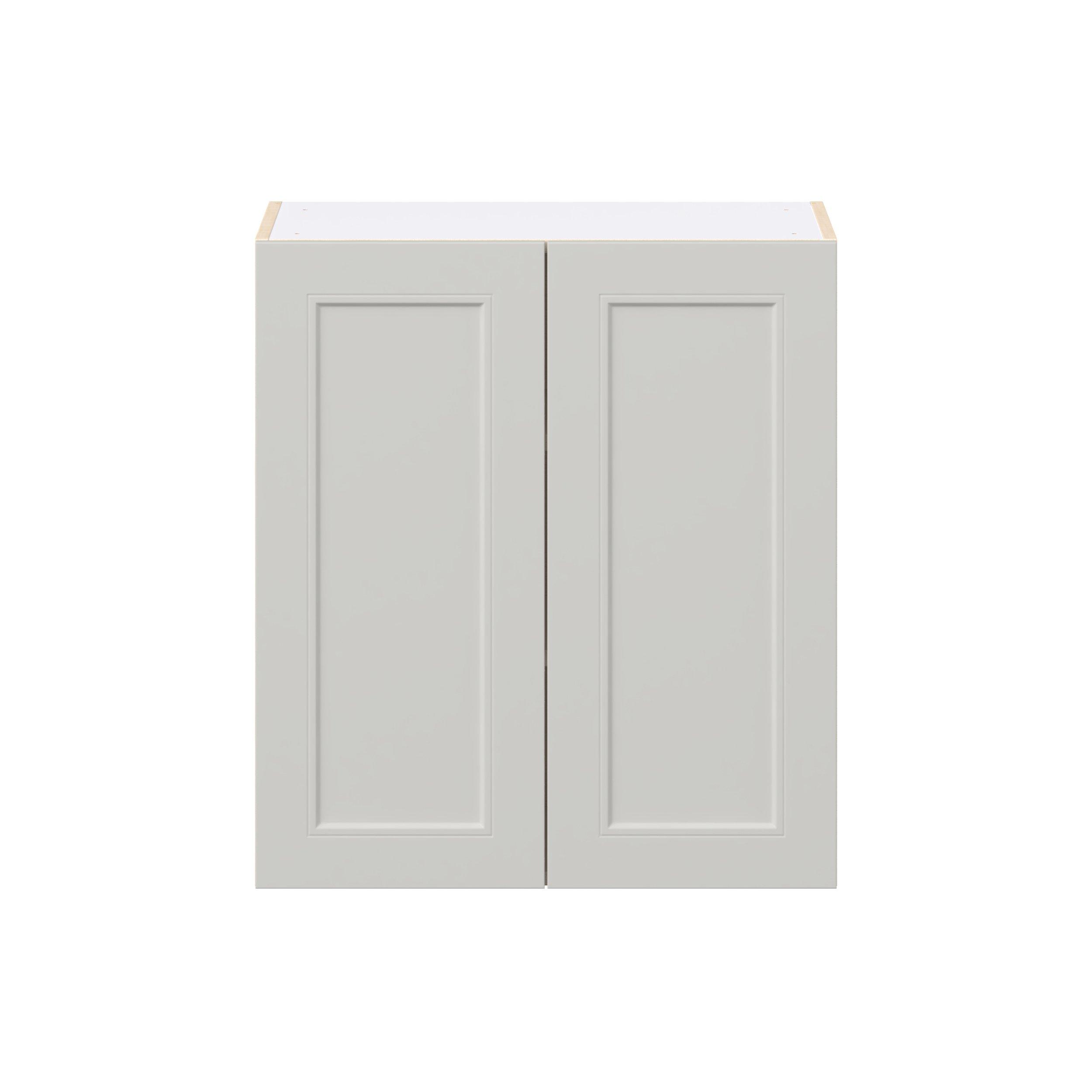 Lenox 27 in. Painted Light Gray Door Wall Cabinet