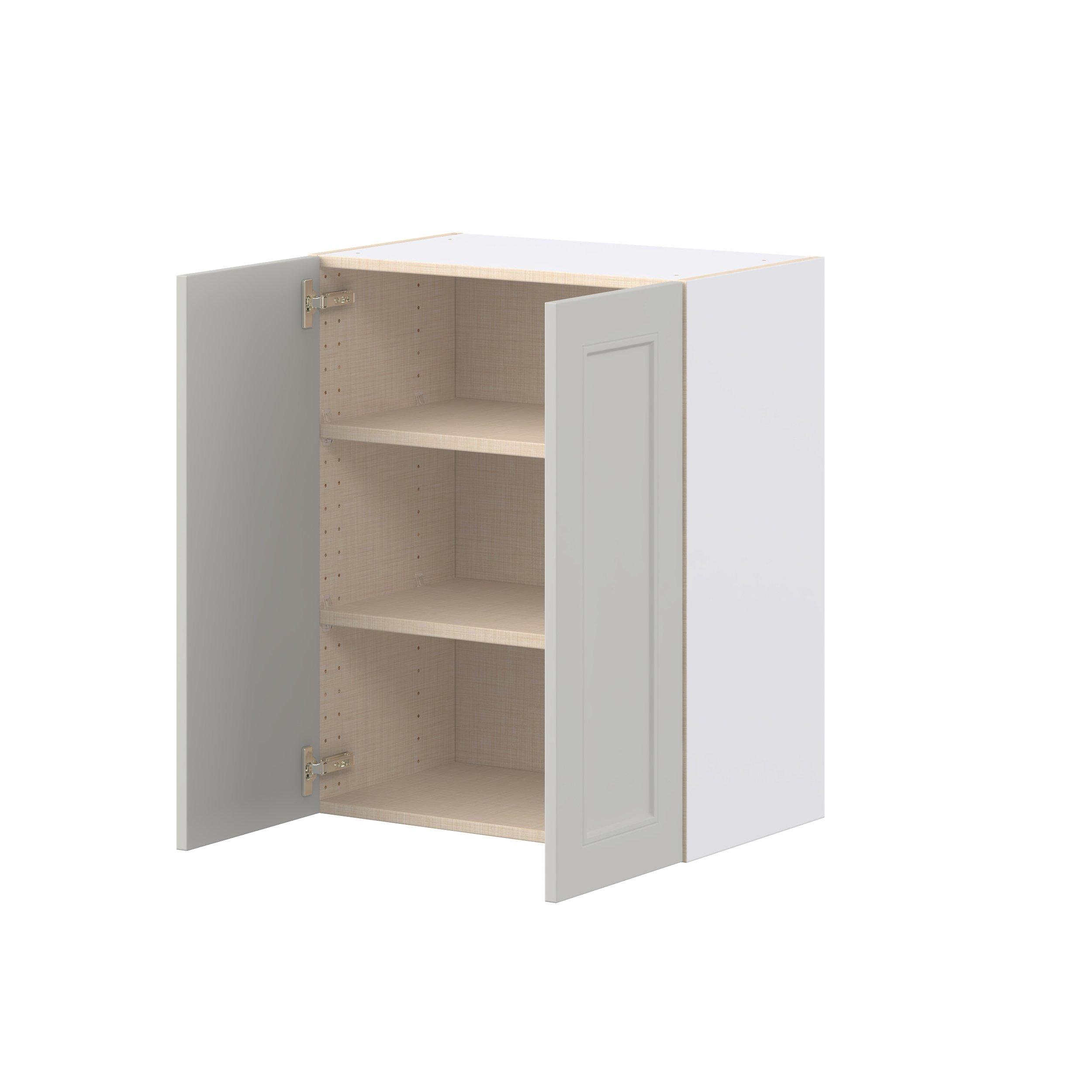Lenox 24 in. Painted Light Gray Door Wall Cabinet