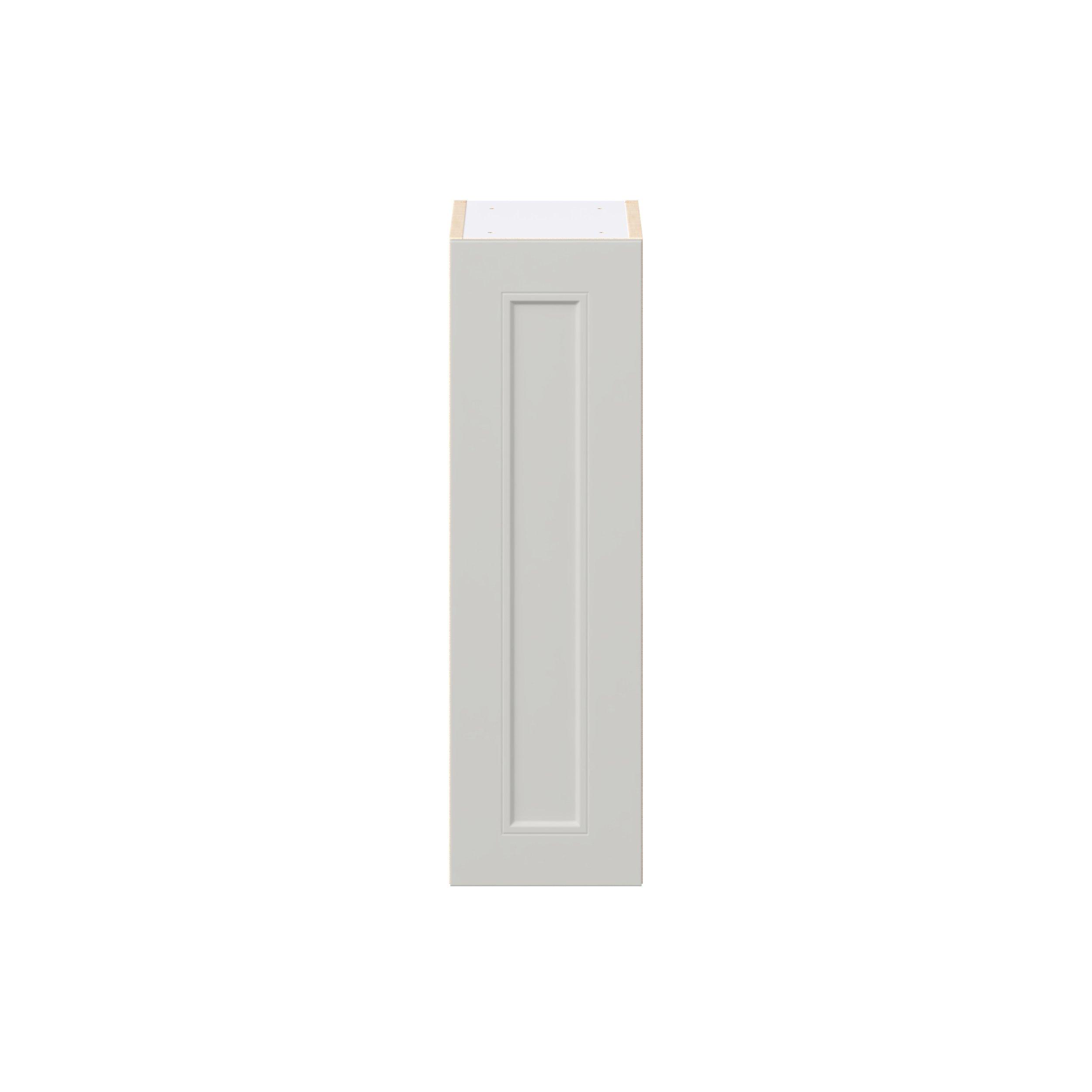 Lenox 9 in. Painted Light Gray Door Wall Cabinet