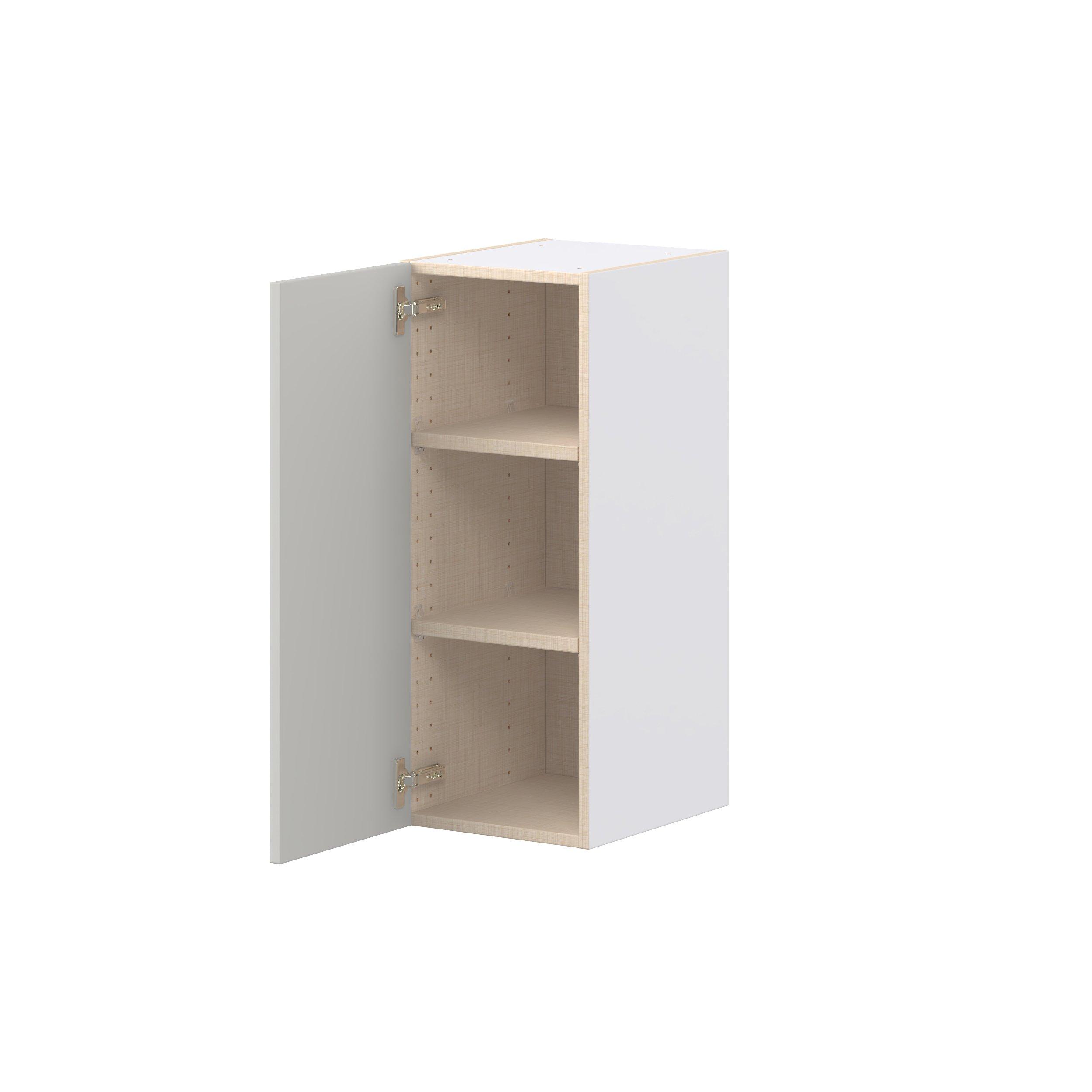 Lenox 12 in. Painted Light Gray Door Wall Cabinet