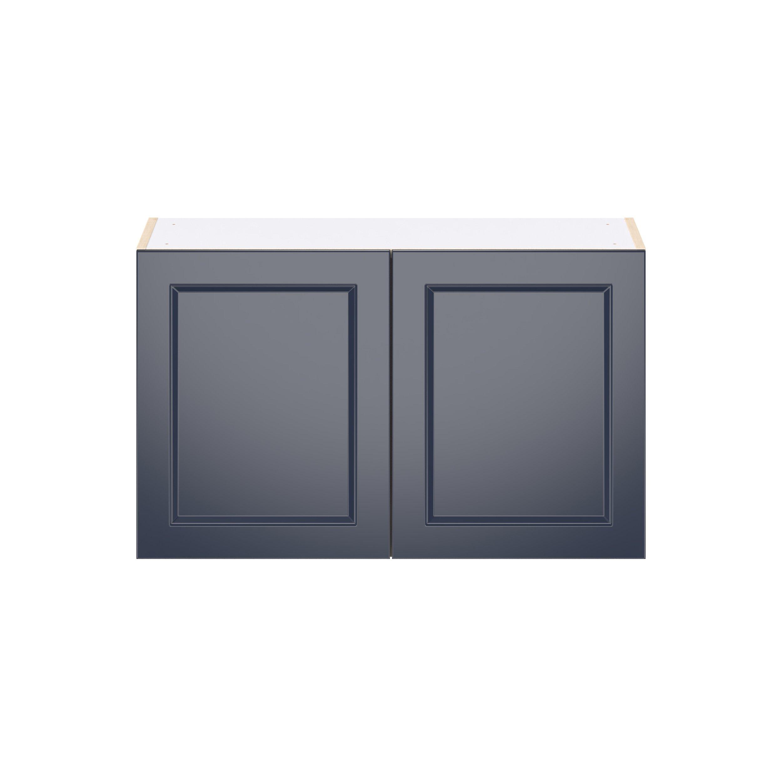 Peachtree 33 in. Painted Midnight Blue Bridge Wall Cabinet