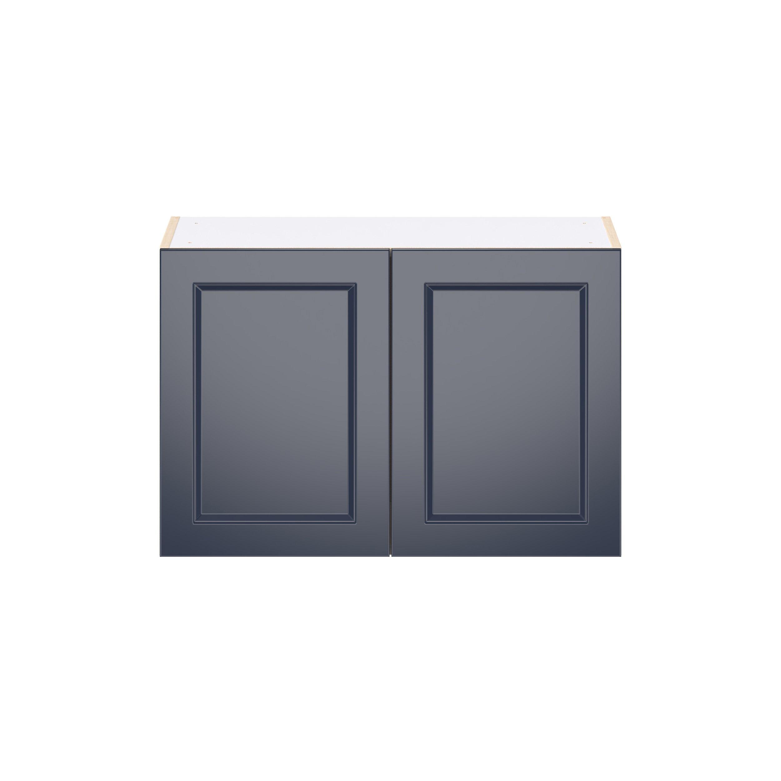 Peachtree 30 in. Painted Midnight Blue Bridge Wall Cabinet