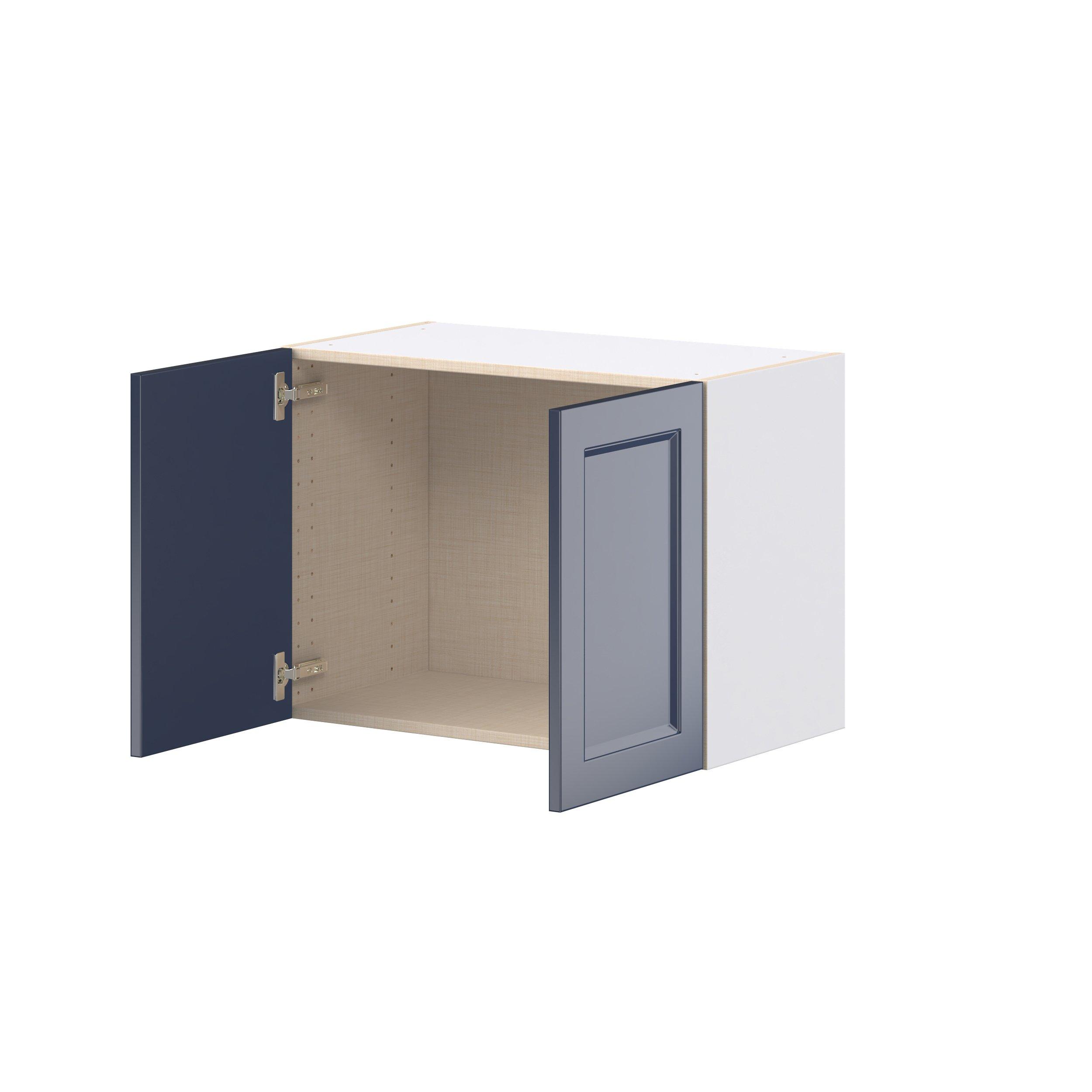 Peachtree 27 in. Painted Midnight Blue Bridge Wall Cabinet