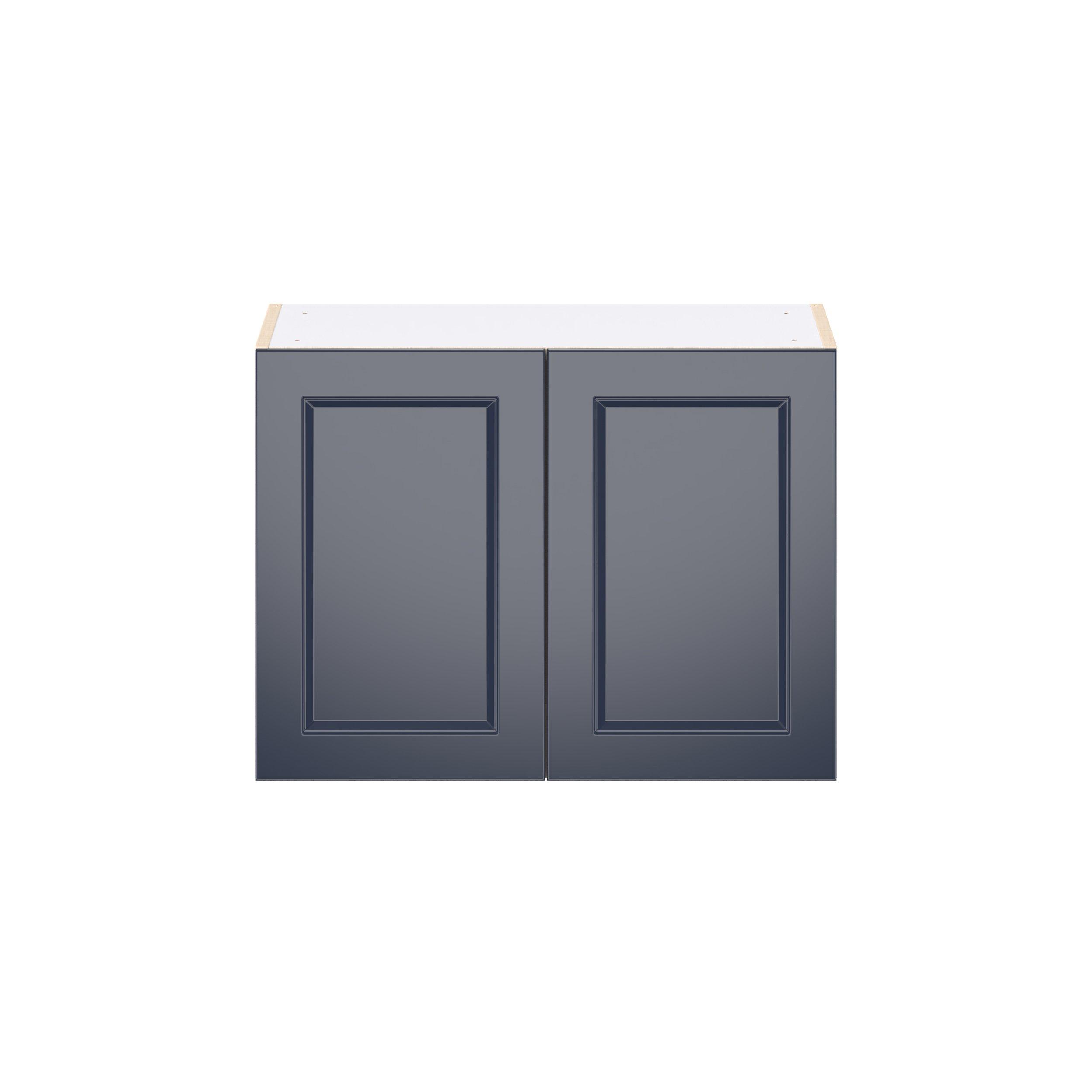 Peachtree 27 in. Painted Midnight Blue Bridge Wall Cabinet