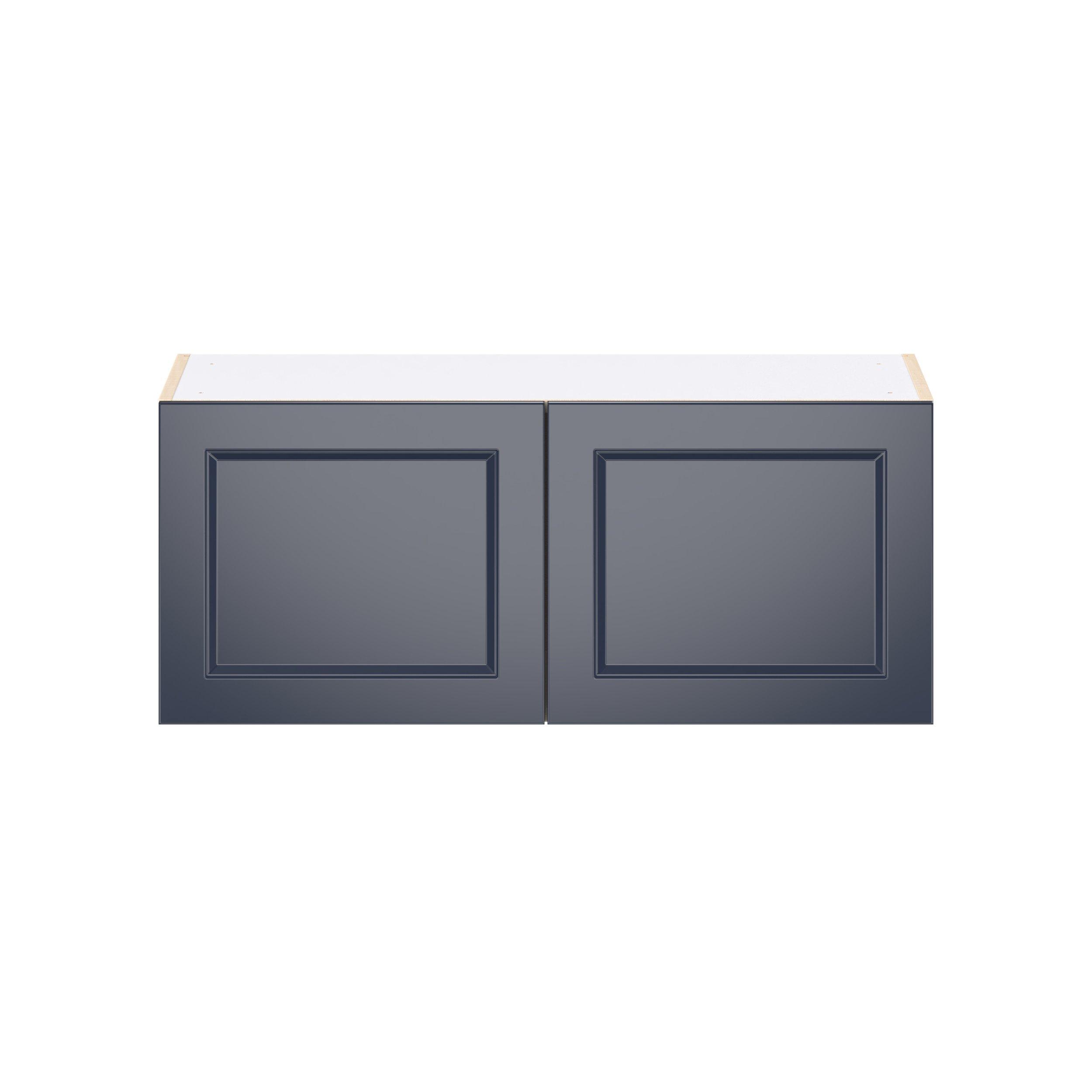 Peachtree 36 in. Painted Midnight Blue Bridge Wall Cabinet