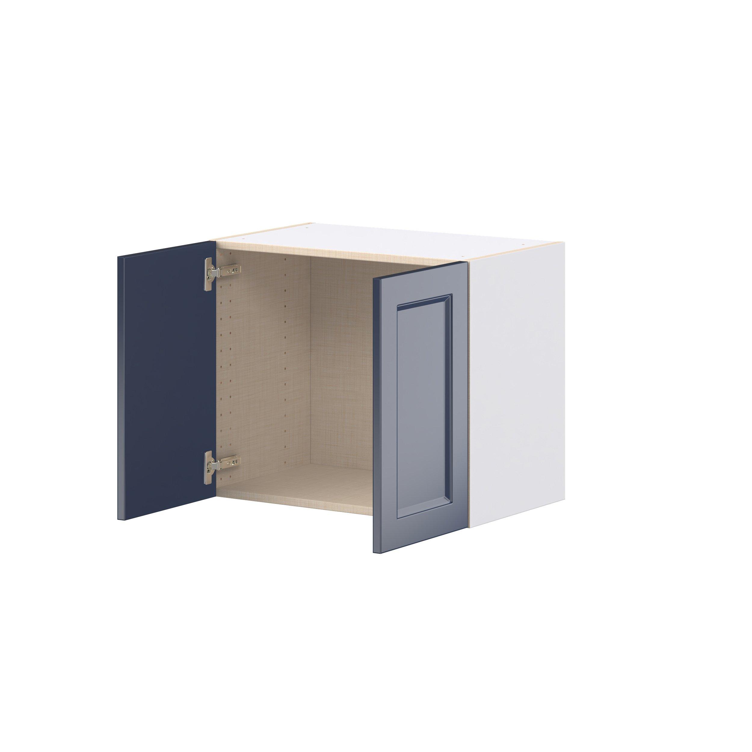Peachtree 24 in. Painted Midnight Blue Bridge Wall Cabinet