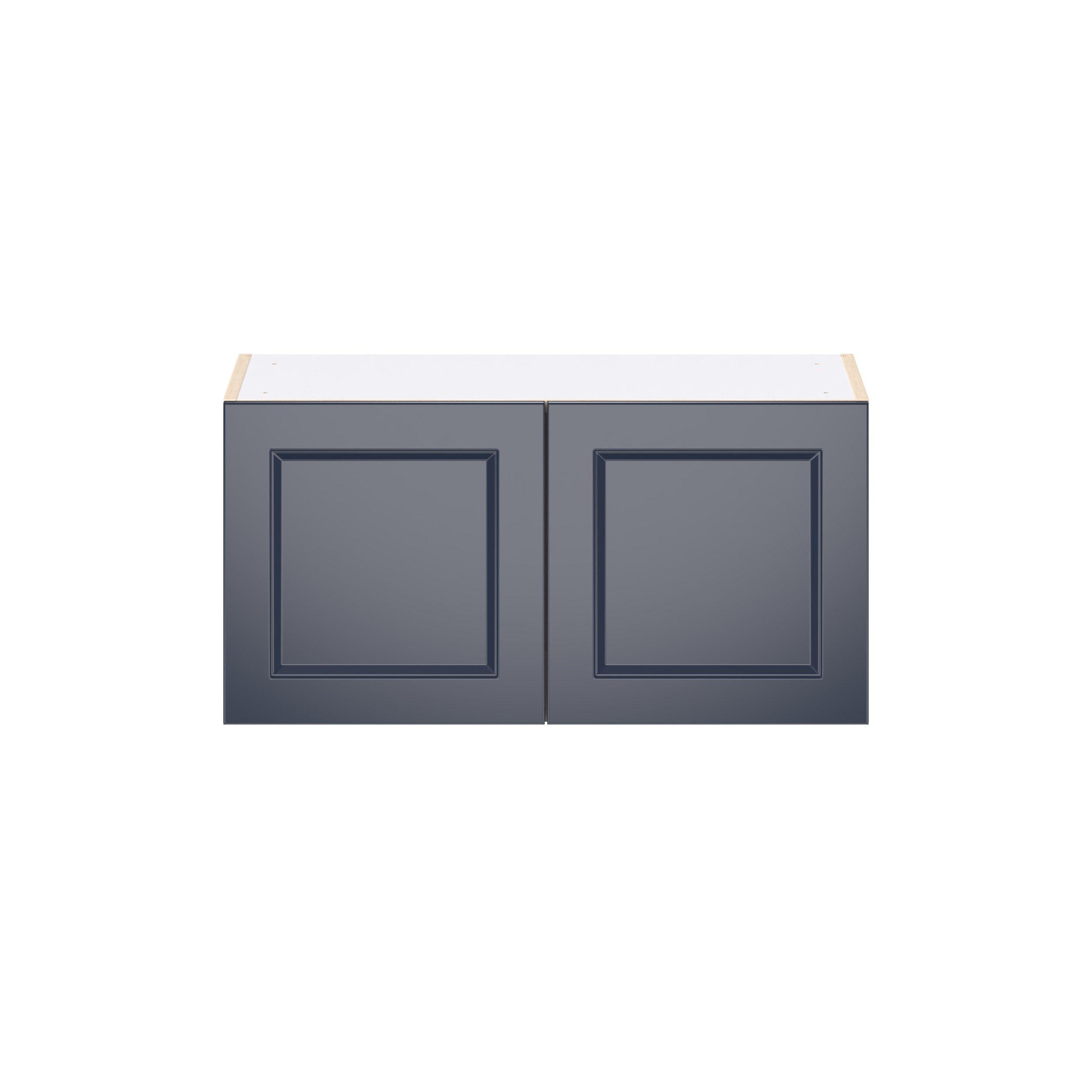 Peachtree 30 in. Painted Midnight Blue Bridge Wall Cabinet