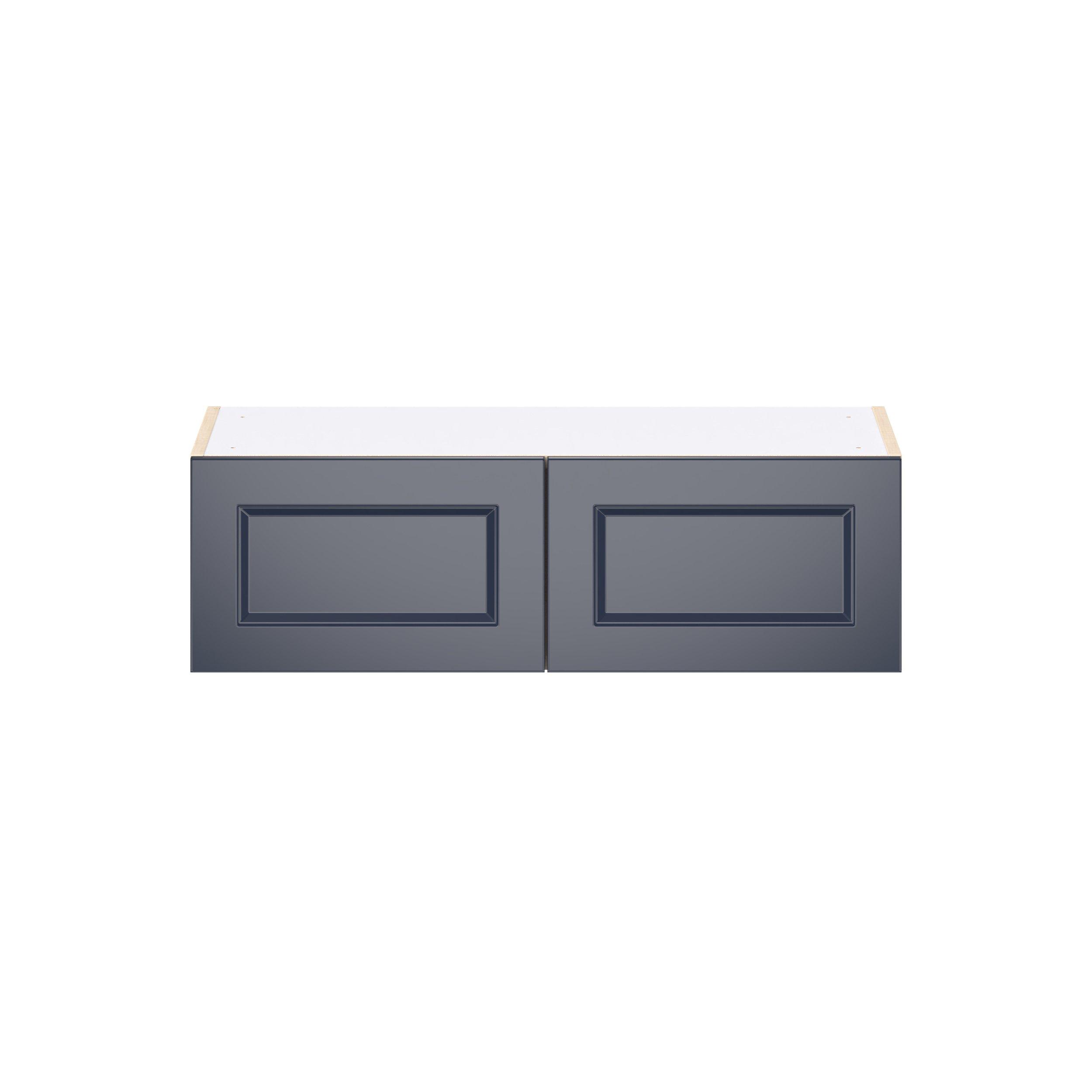 Peachtree 33 in. Painted Midnight Blue Bridge Wall Cabinet