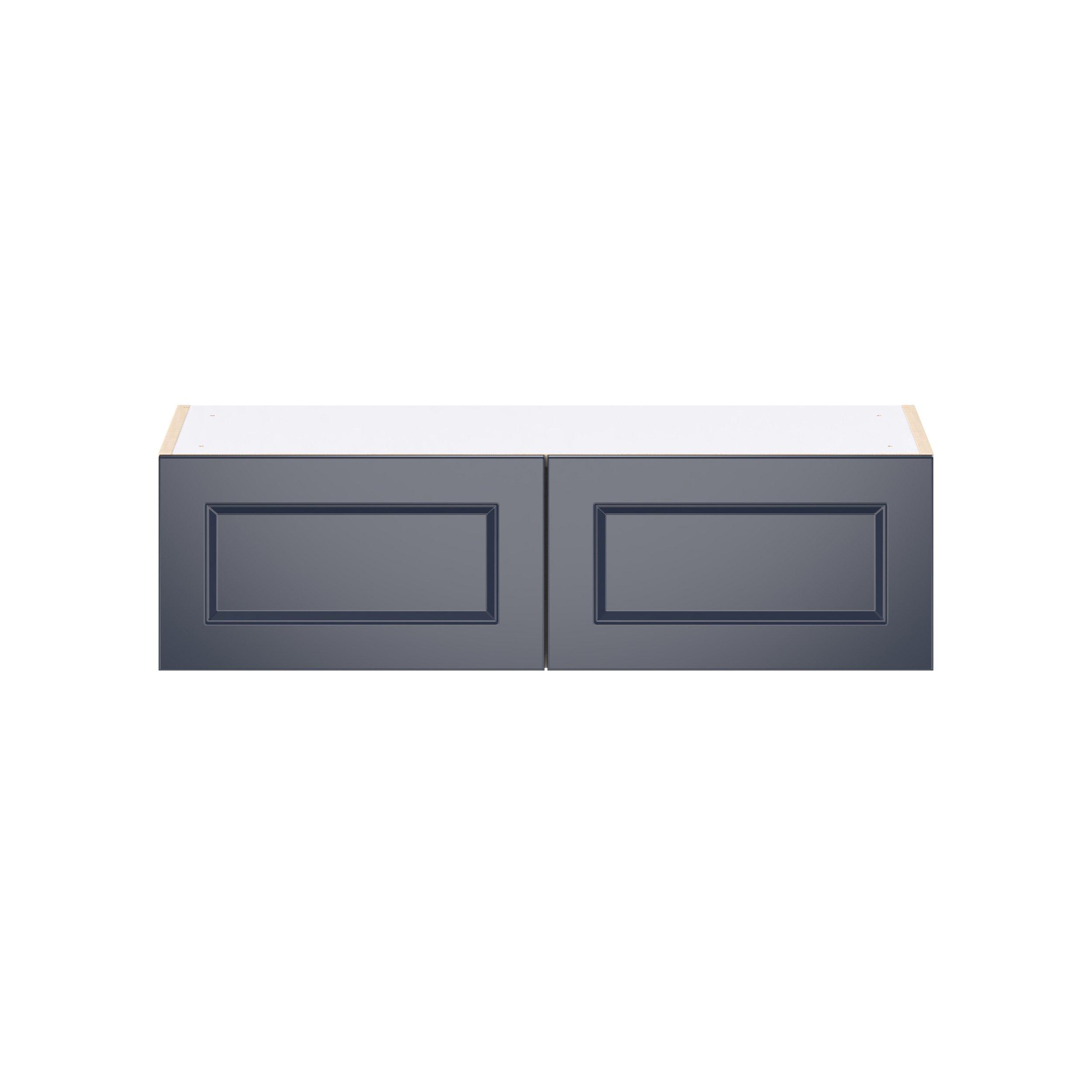 Peachtree 36 in. Painted Midnight Blue Bridge Wall Cabinet