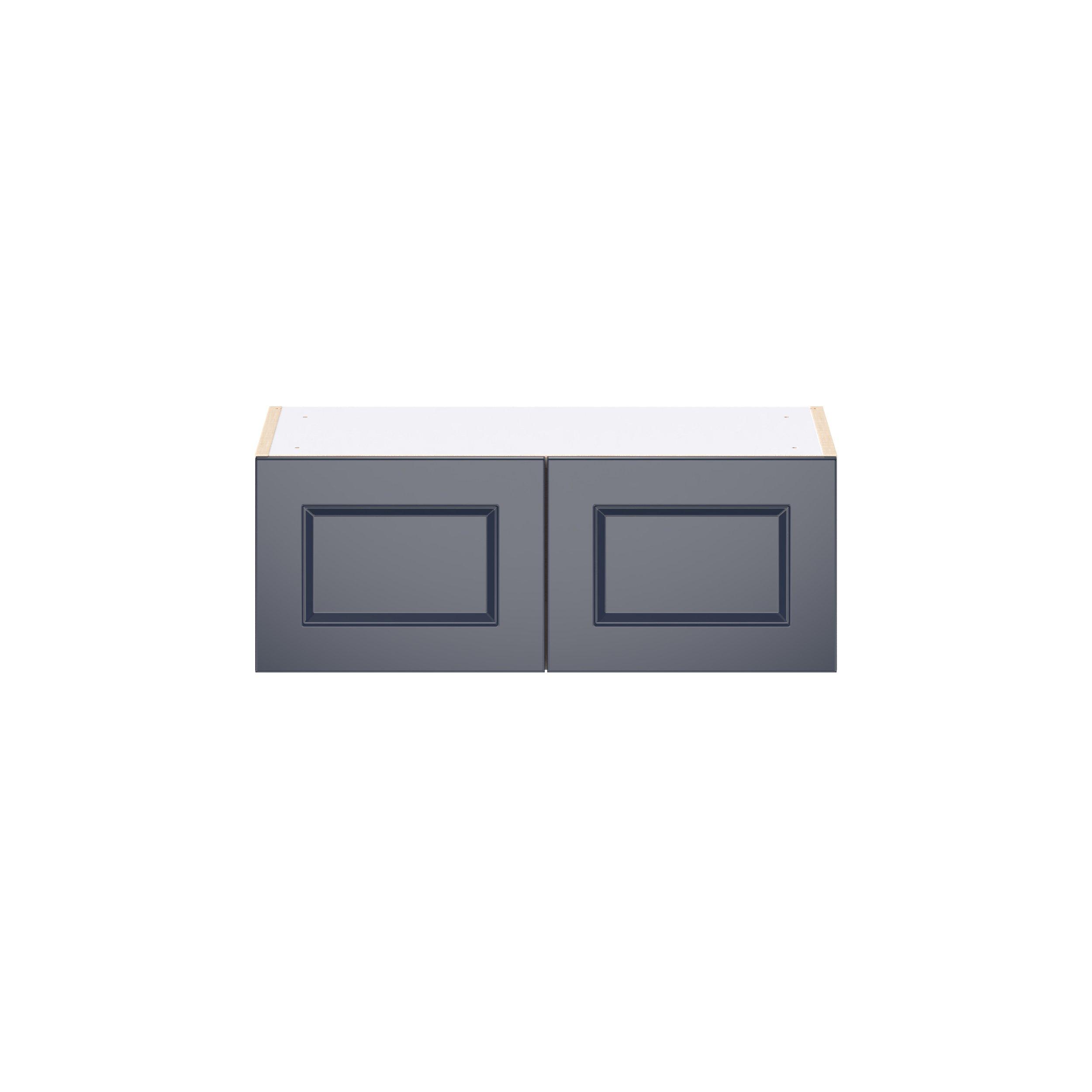 Peachtree 27 in. Painted Midnight Blue Bridge Wall Cabinet