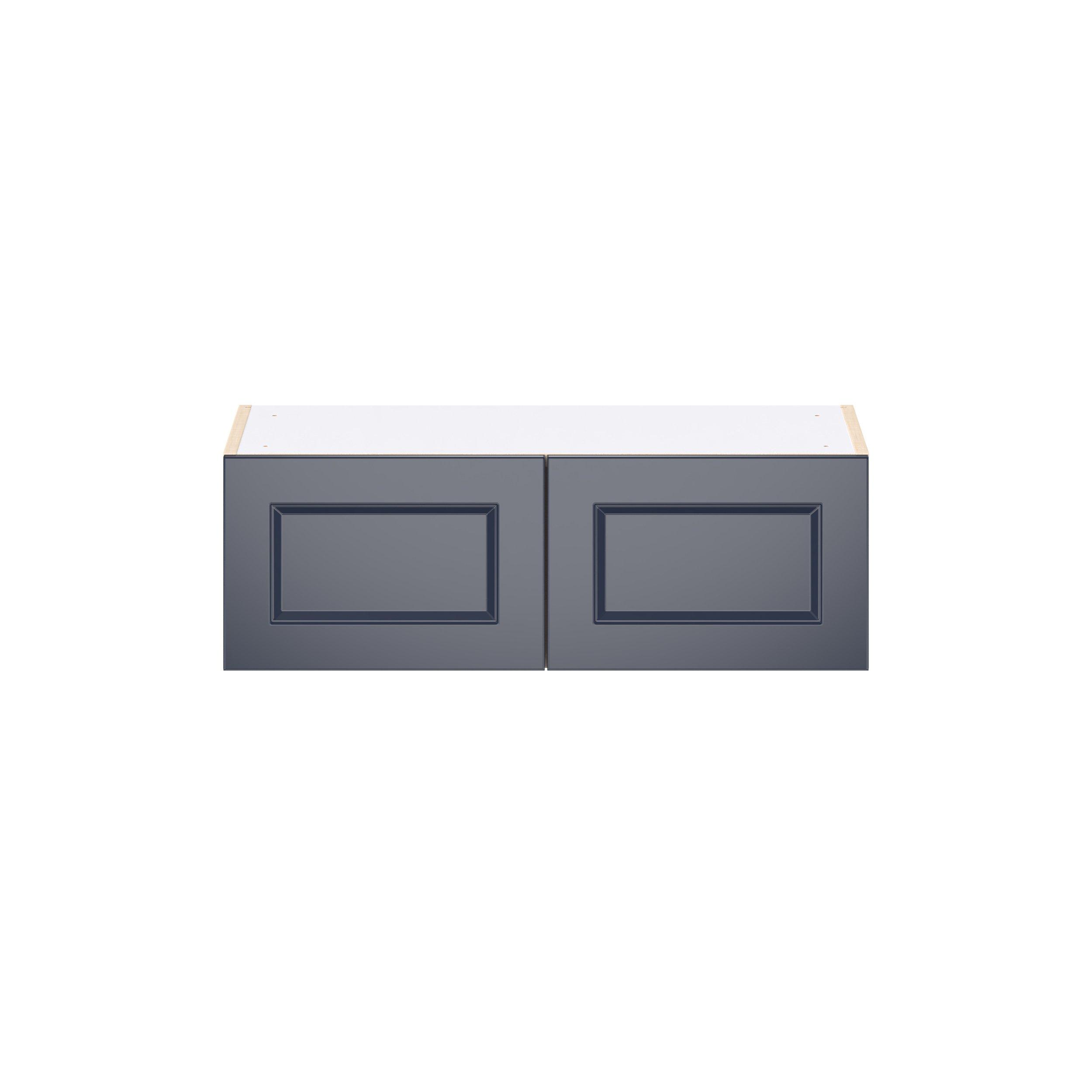 Peachtree 30 in. Painted Midnight Blue Bridge Wall Cabinet